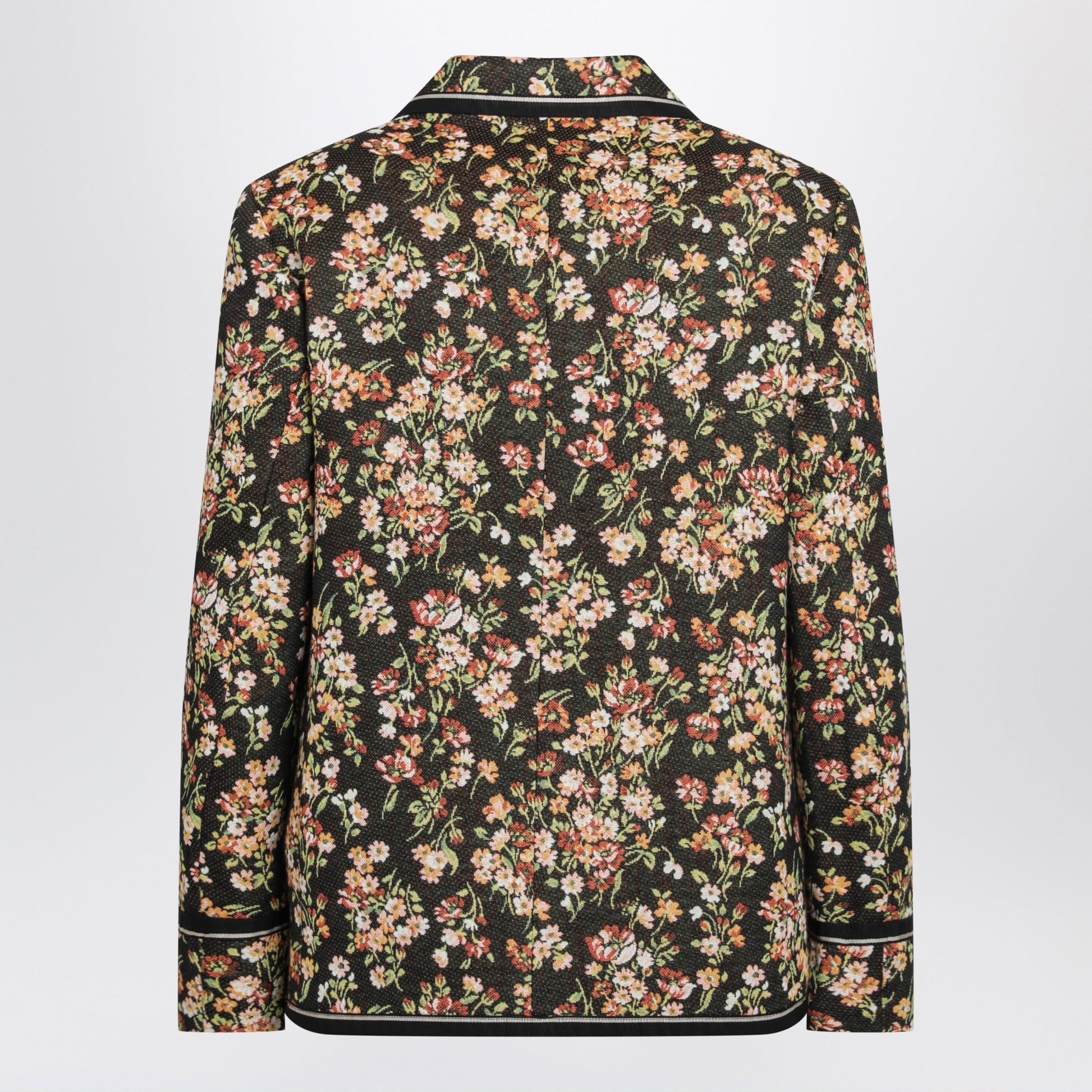 Dries Van Noten Brown Floral Gobelin Blazer Women DRIES VAN NOTEN