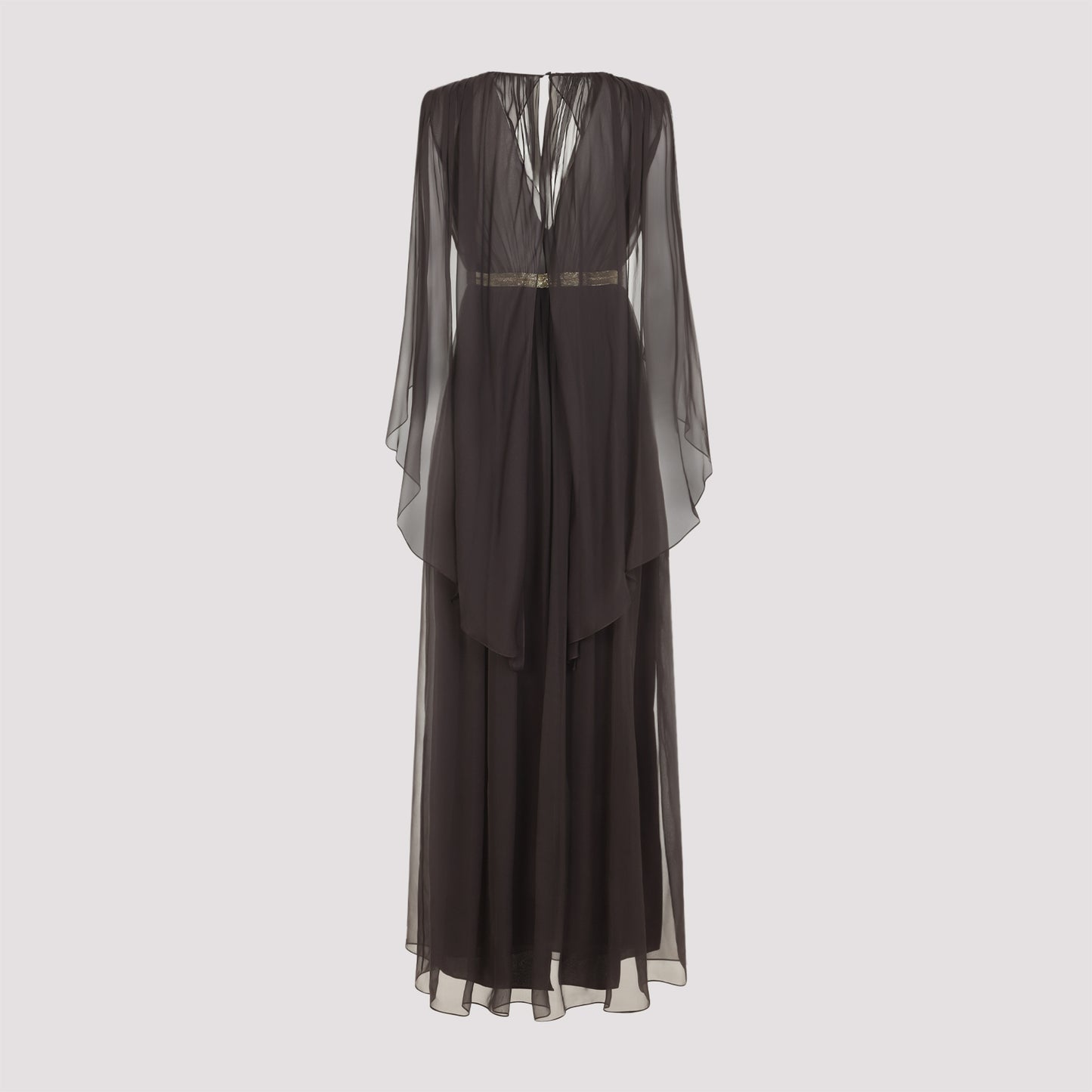 Alberta Ferretti Chiffon Long Dress Women ALBERTA FERRETTI