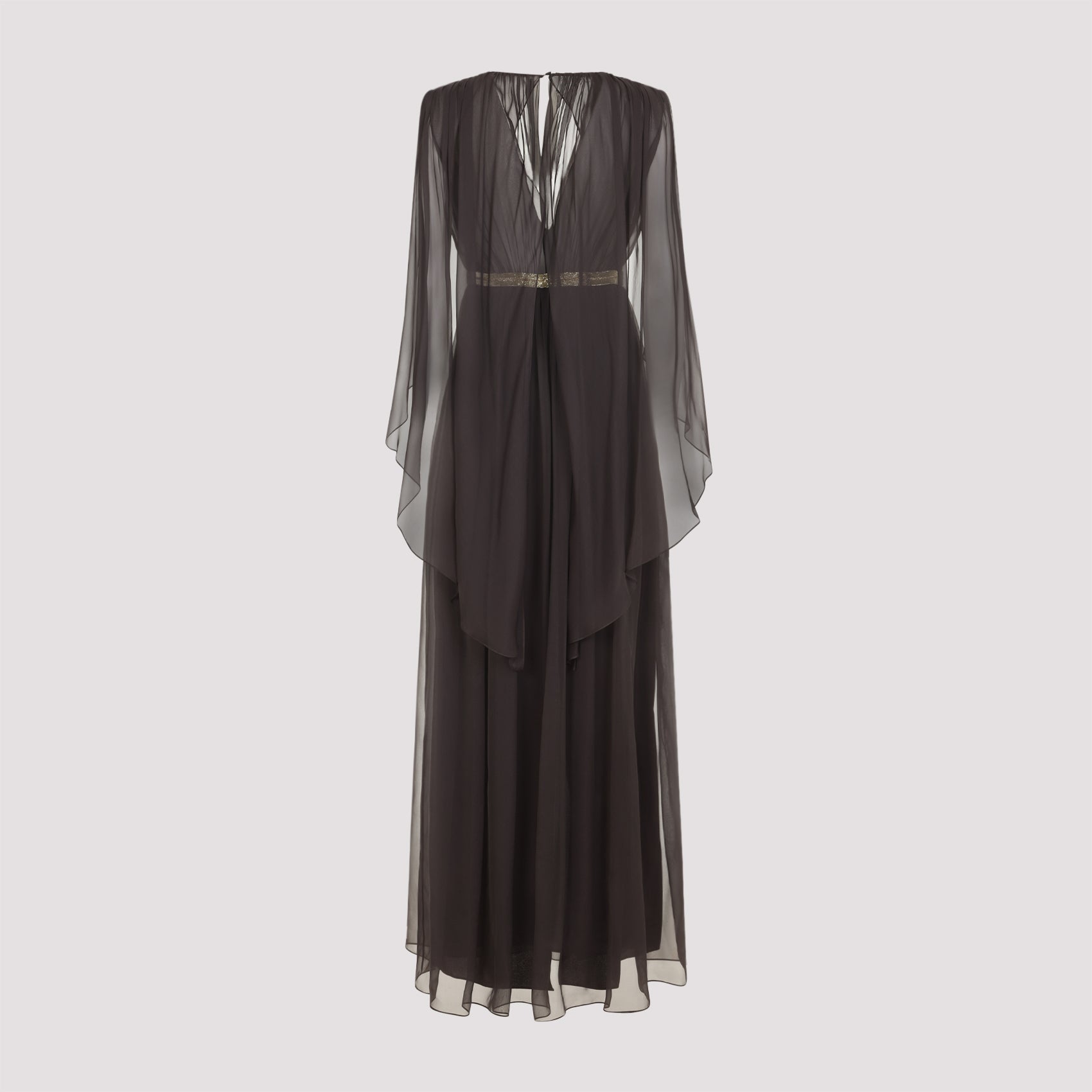 Alberta Ferretti Chiffon Long Dress Women ALBERTA FERRETTI