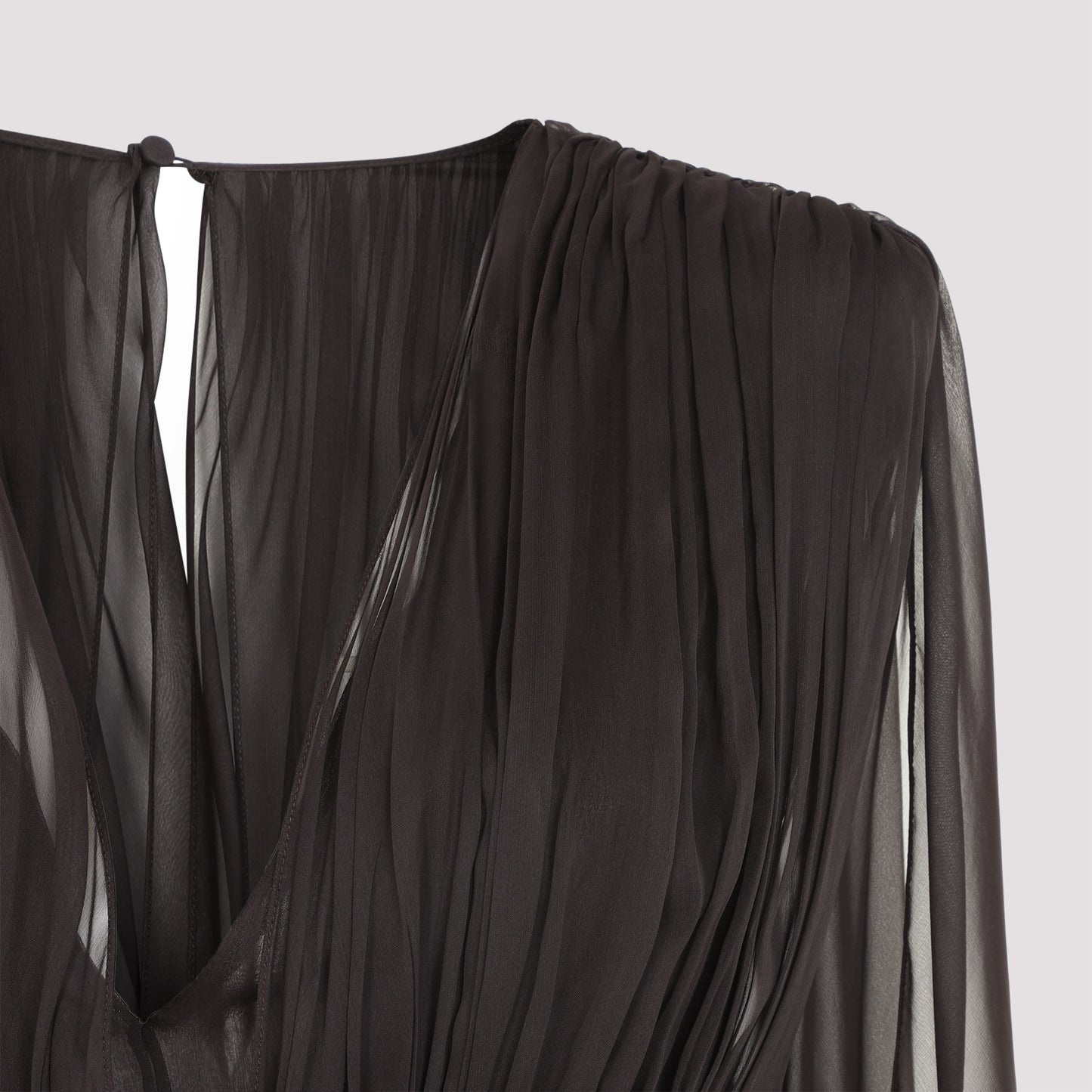 Alberta Ferretti Chiffon Long Dress Women ALBERTA FERRETTI