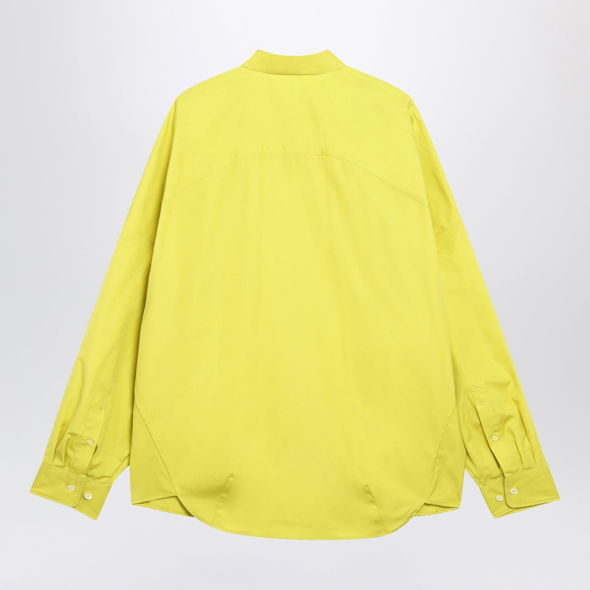 Dries Van Noten Oversized Lime Cotton Poplin Shirt Women DRIES VAN NOTEN