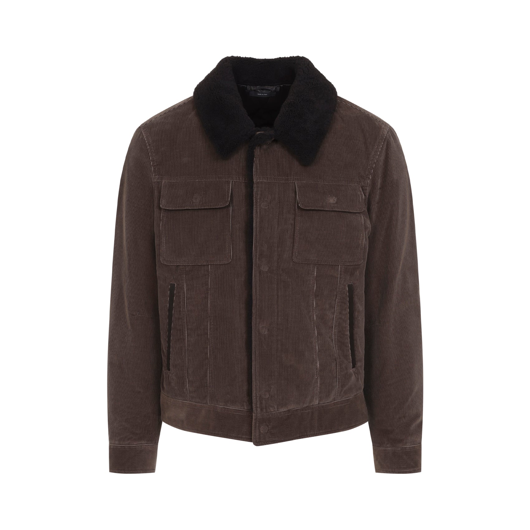 Tom Ford 900 Wale Cord Sherling Collar Trucker Men TOM FORD