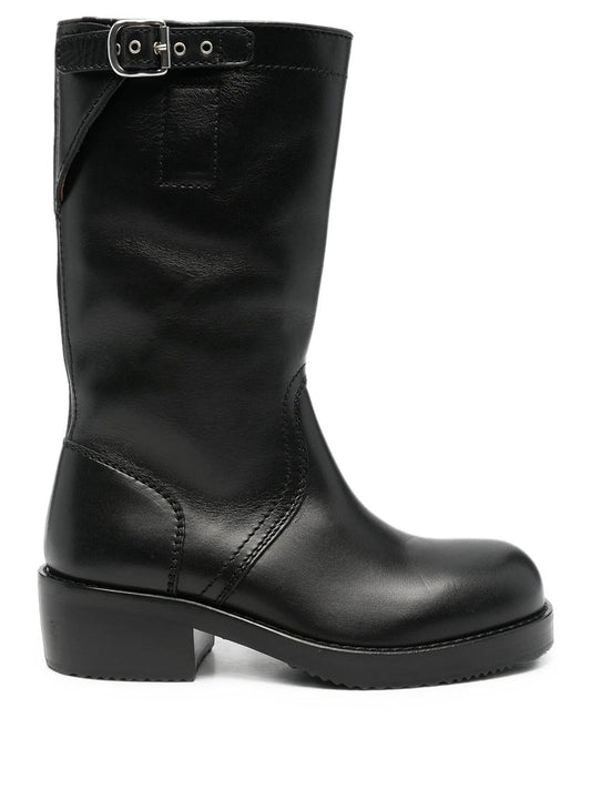 Dries Van Noten Women Stivali Biker In Pelle DRIES VAN NOTEN