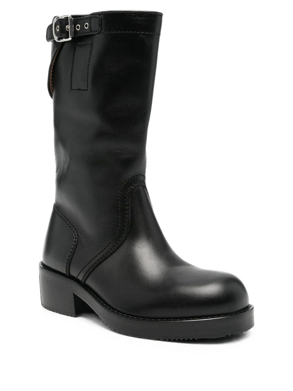 Dries Van Noten Women Stivali Biker In Pelle DRIES VAN NOTEN