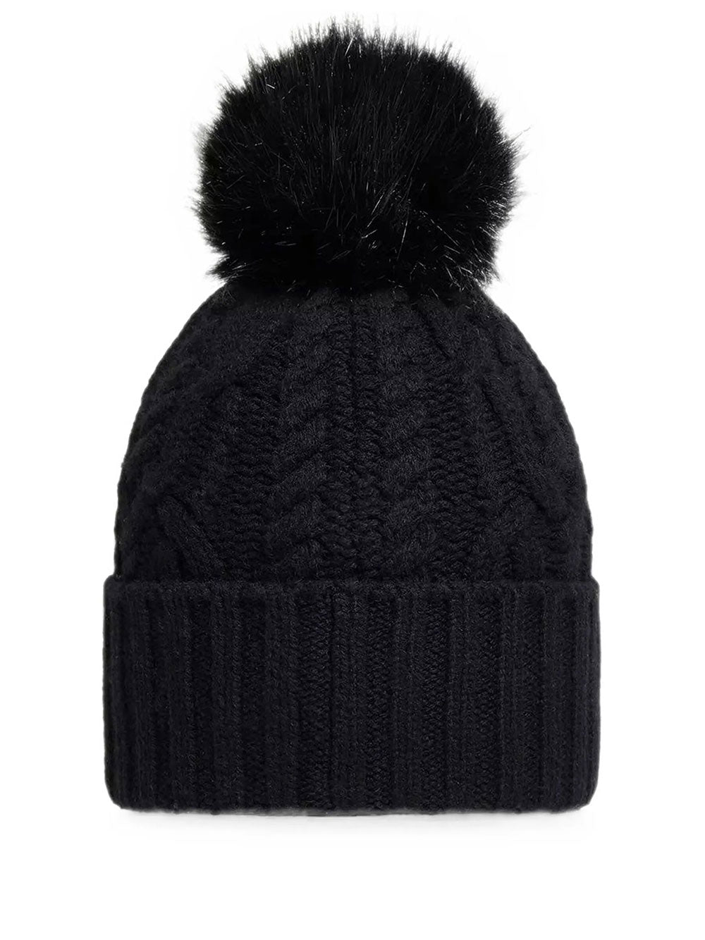 Moncler Women Berretto In Misto Lana E Cashmere Con Pon Pon MONCLER