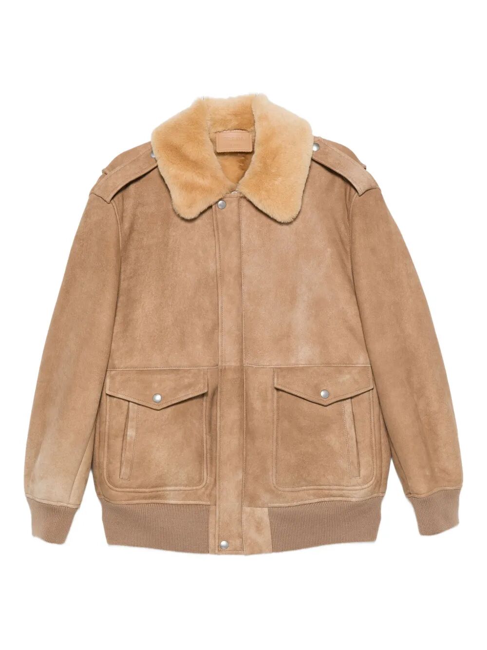 Prada Women Shearling Bomber Jacket PRADA