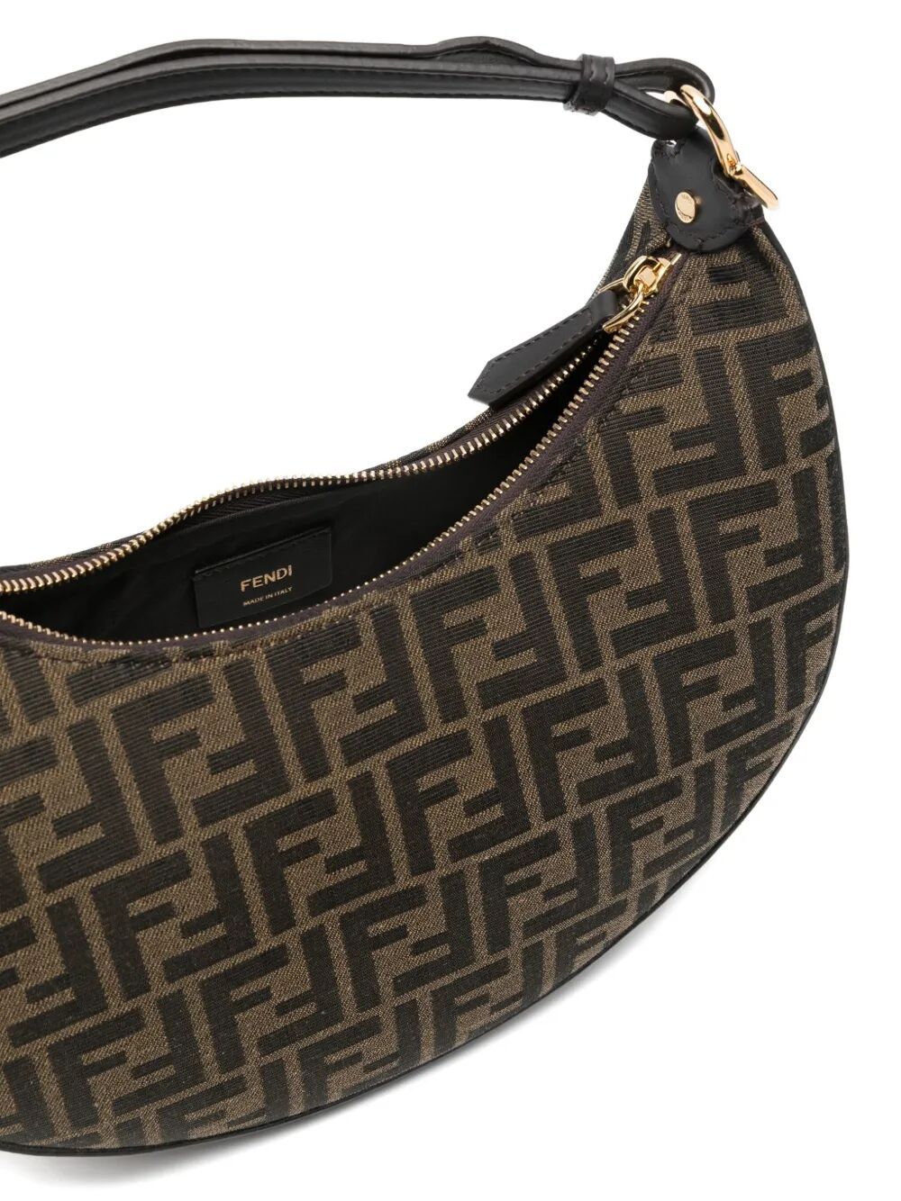 Fendi Women Fendigraphy Small Ff Jacquard Hobo Bag FENDI