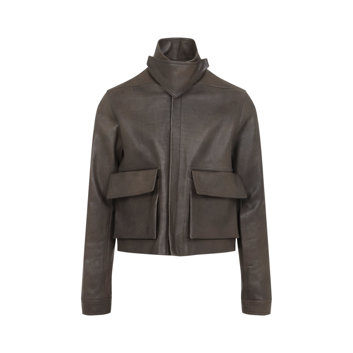 Rick Owens Tower Alice Leather Jacket Men RICK OWENS