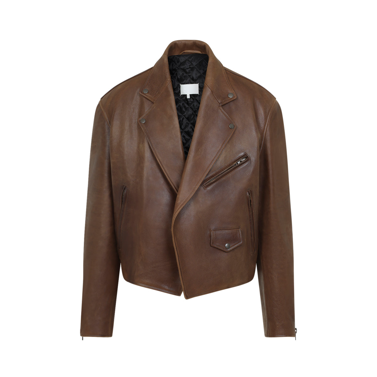 Maison Margiela Biker Leather Jacket Men MAISON MARGIELA