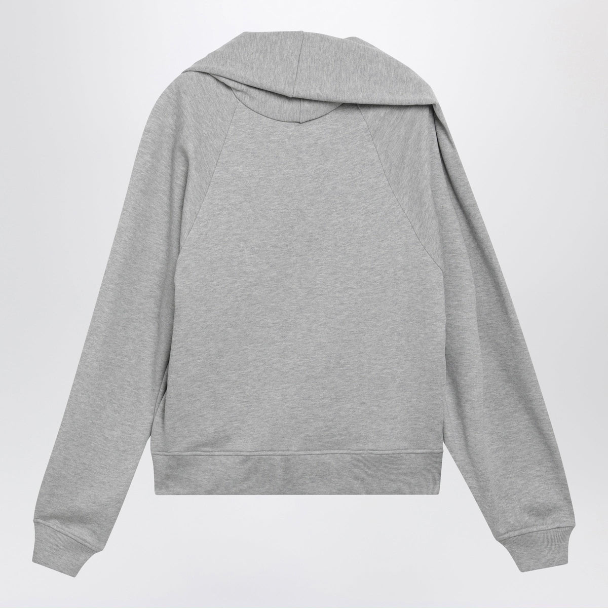 Dries Van Noten Melange Grey Cotton Sweatshirt Women Women DRIES VAN NOTEN