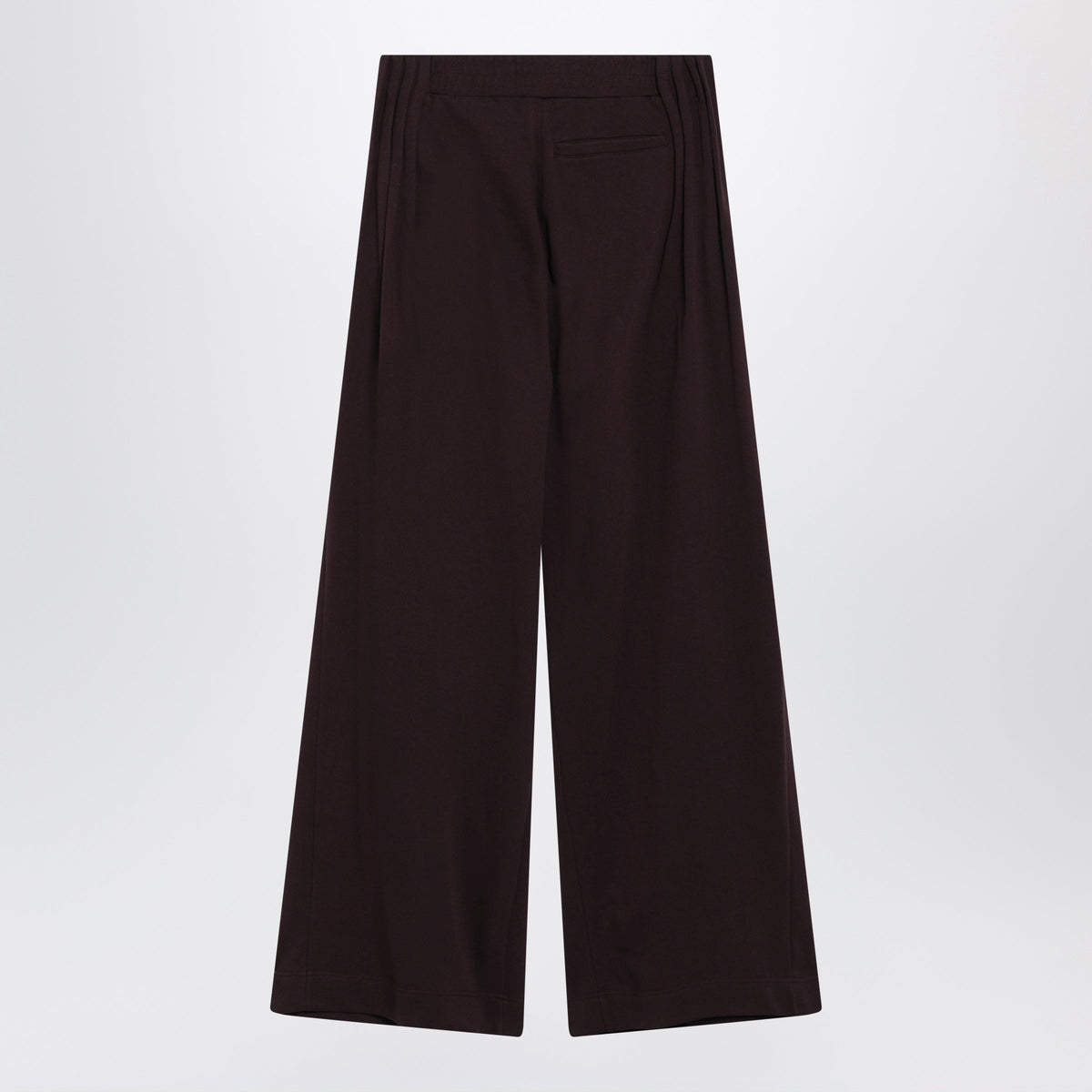 Dries Van Noten Peach Wide-Leg Trousers In Cotton Jersey Women DRIES VAN NOTEN