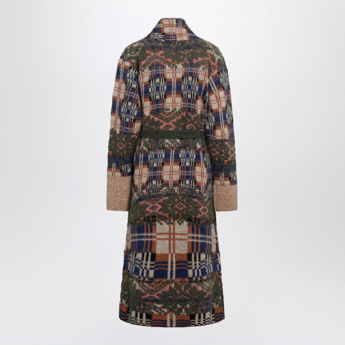 Dries Van Noten Long Ecru Cardigan In Wool And Alpaca Women DRIES VAN NOTEN