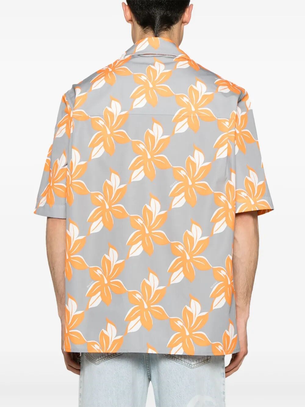 Gucci Men `Twist Fl On Pop` Print Shirt GUCCI