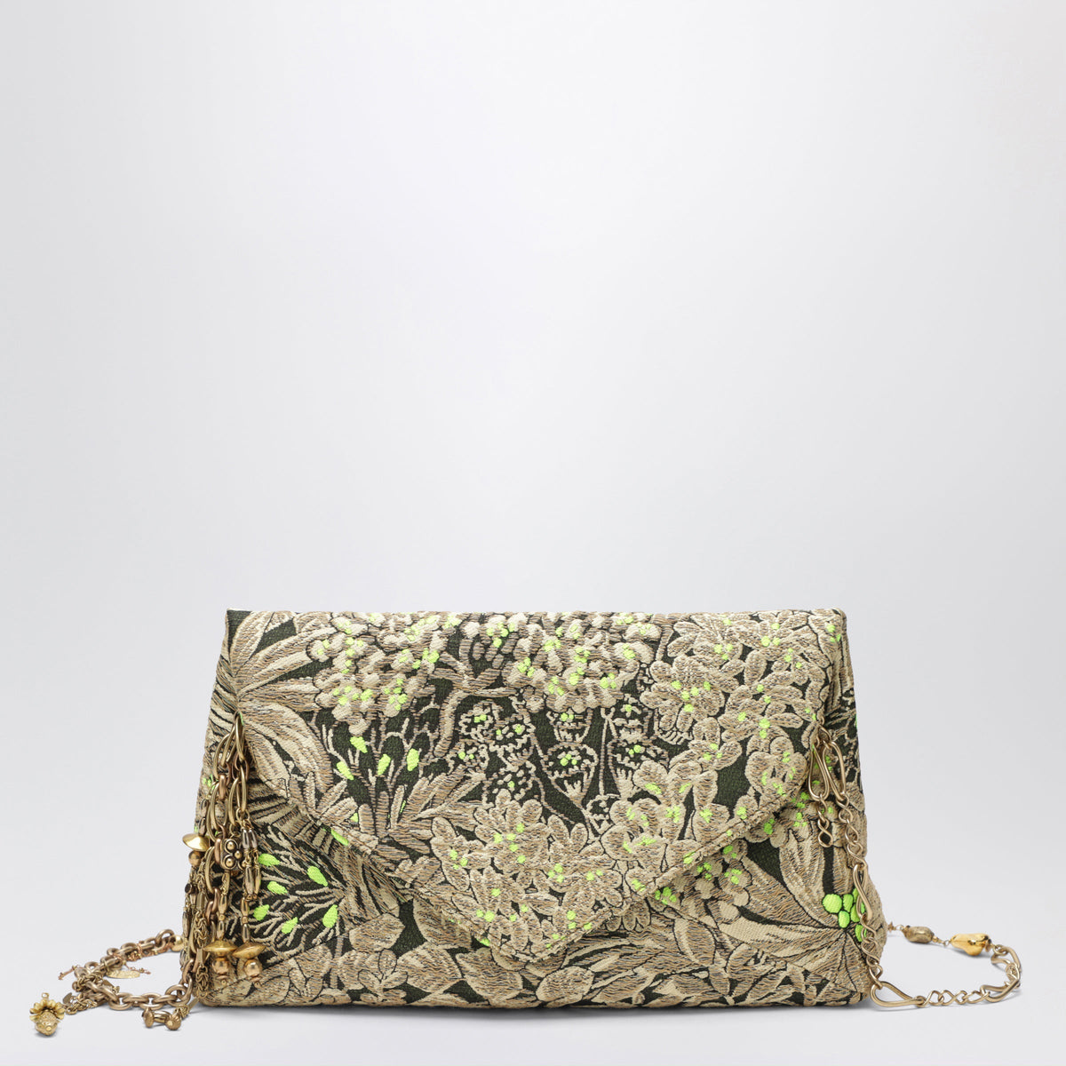 Dries Van Noten Jacquard Fabric Bag With Floral Pattern Women DRIES VAN NOTEN