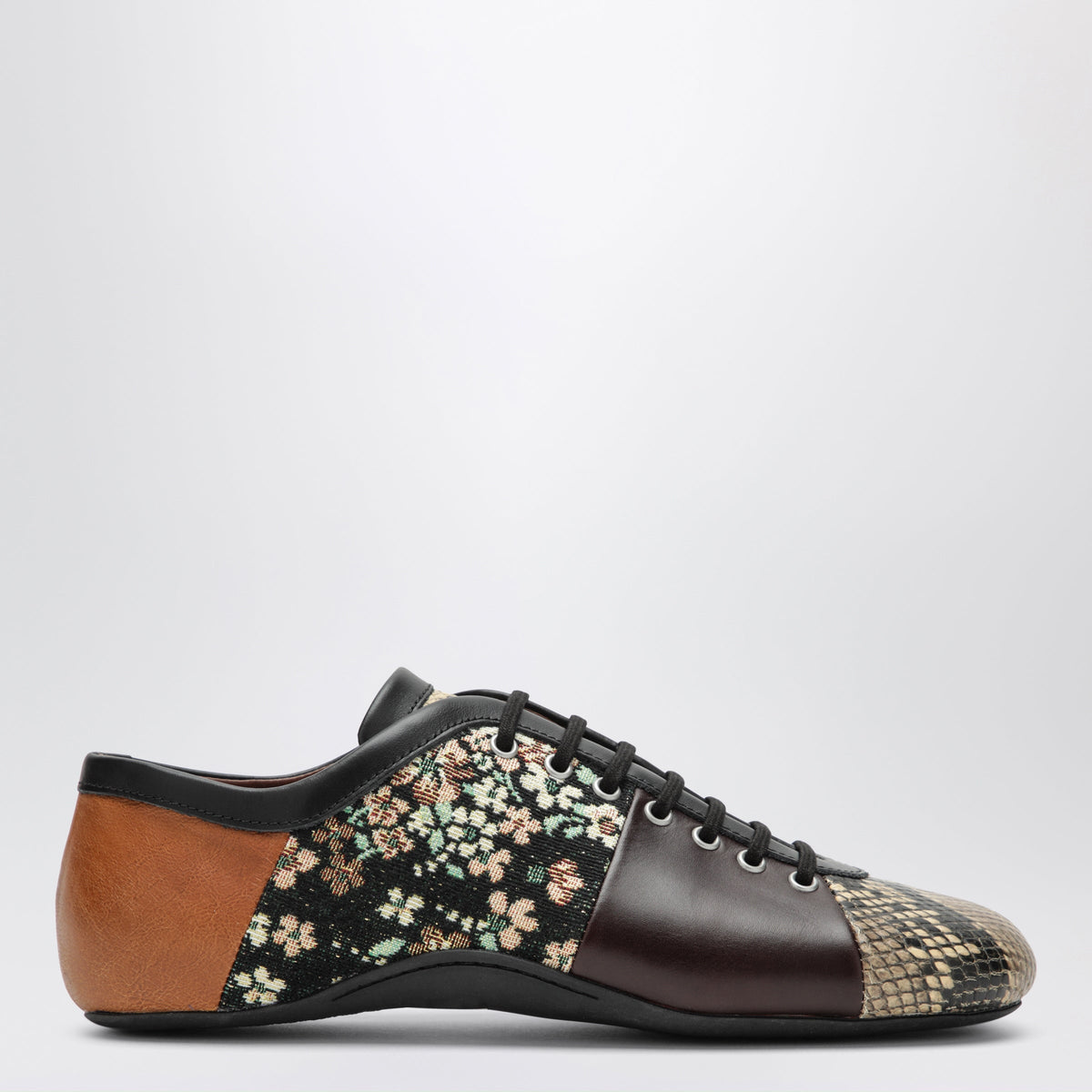 Dries Van Noten Patchwork Leather Ballerina Sneakers Women DRIES VAN NOTEN