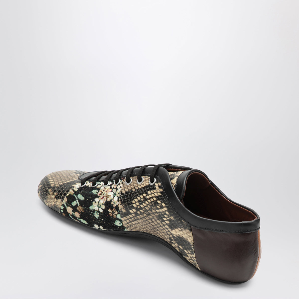 Dries Van Noten Patchwork Leather Ballerina Sneakers Women DRIES VAN NOTEN