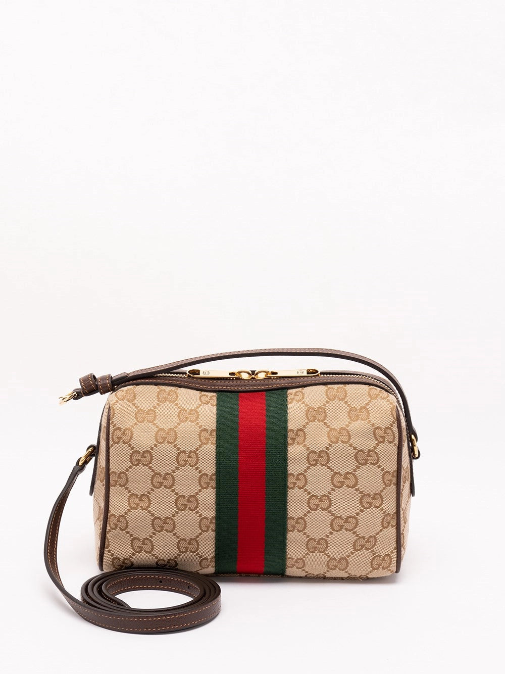 Gucci Women Horsebit Web Crossbody Bag GUCCI