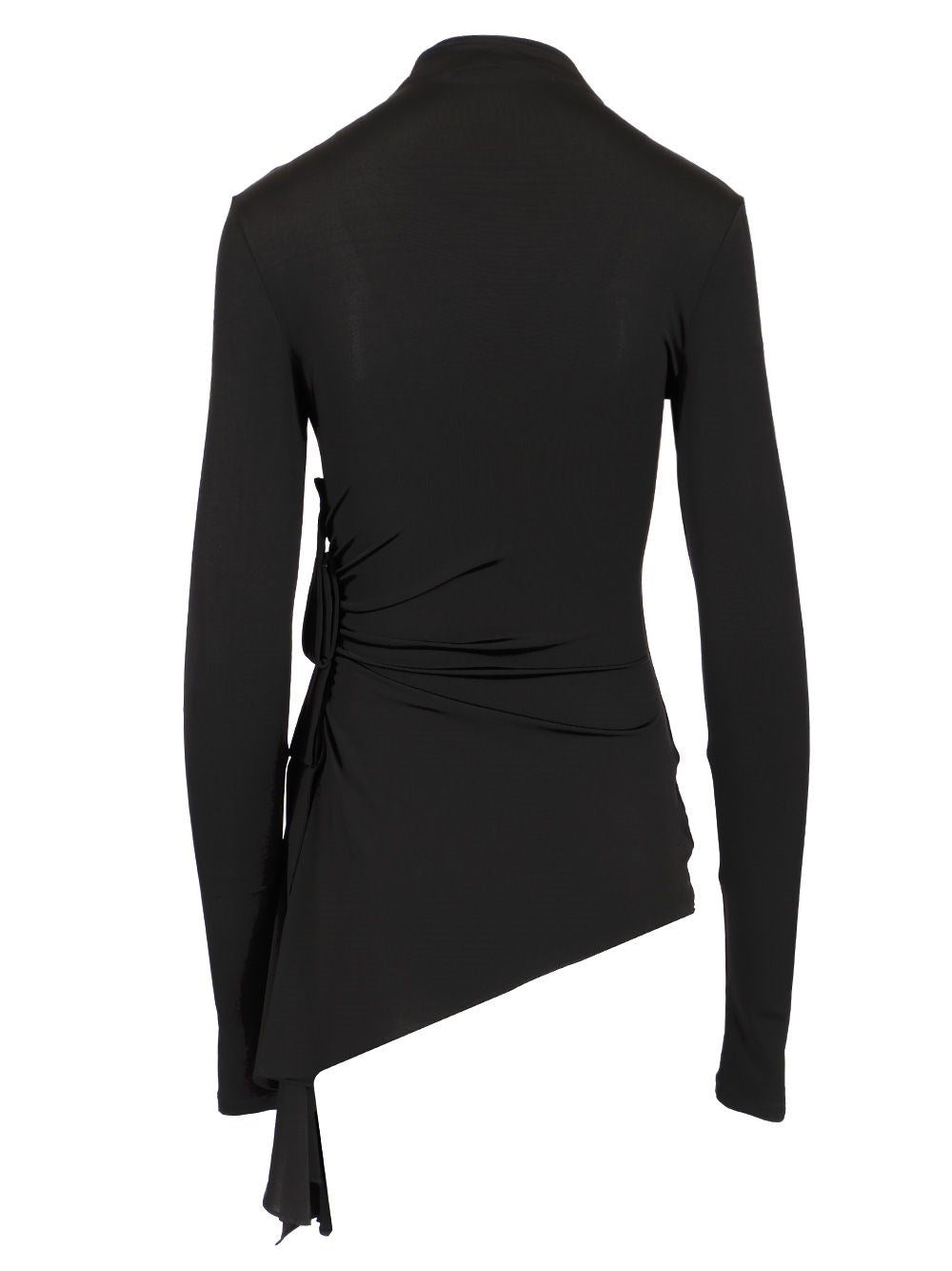 Off-White Women Long Sleeve Draped Top OFF-WHITE