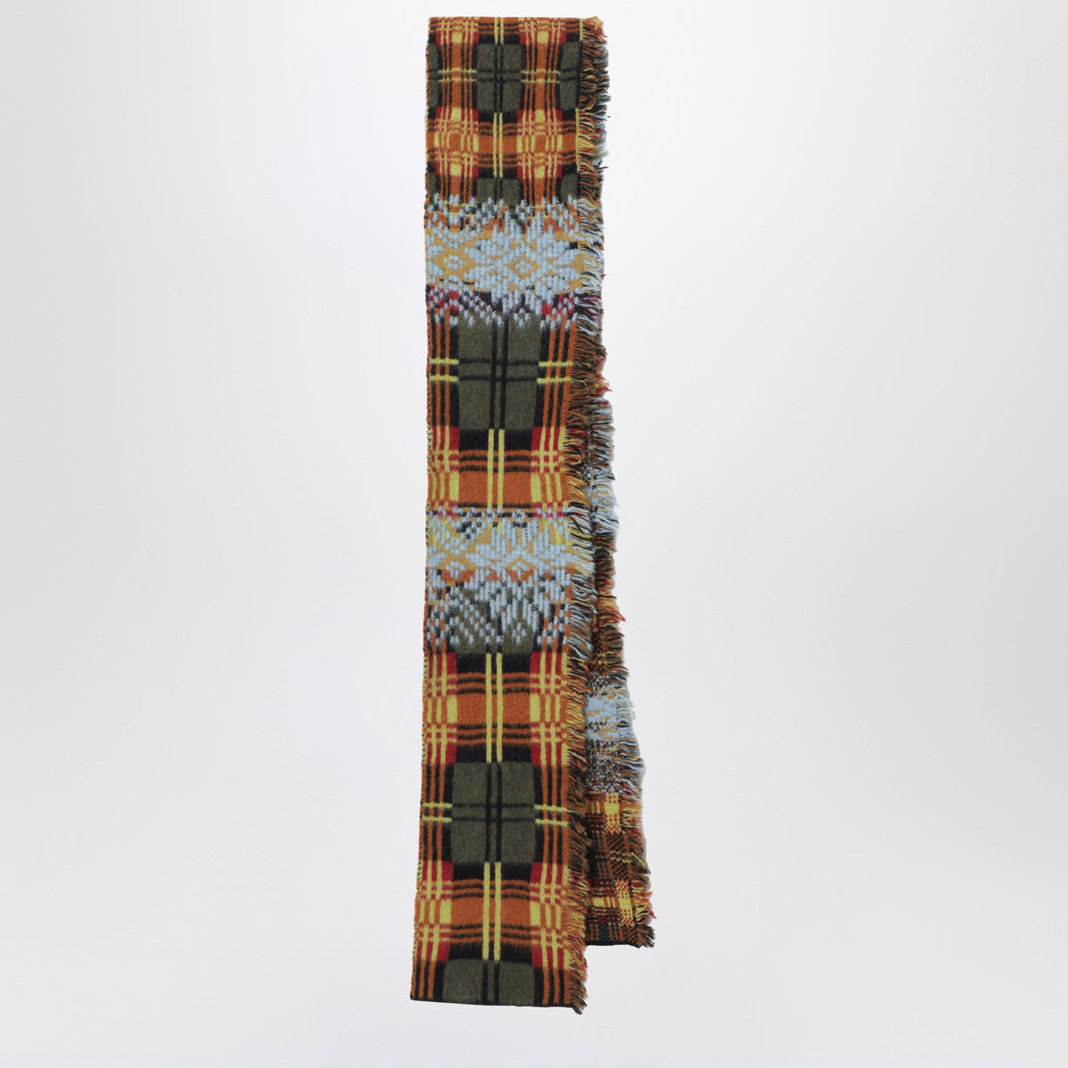 Dries Van Noten Patchwork Scarf In Wool And Alpaca Blend Women
