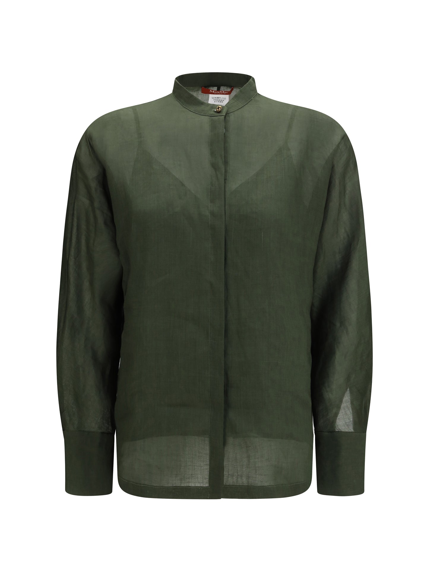 Max Mara Studio Women Baldi Ramié Canvas Shirt MAX MARA STUDIO