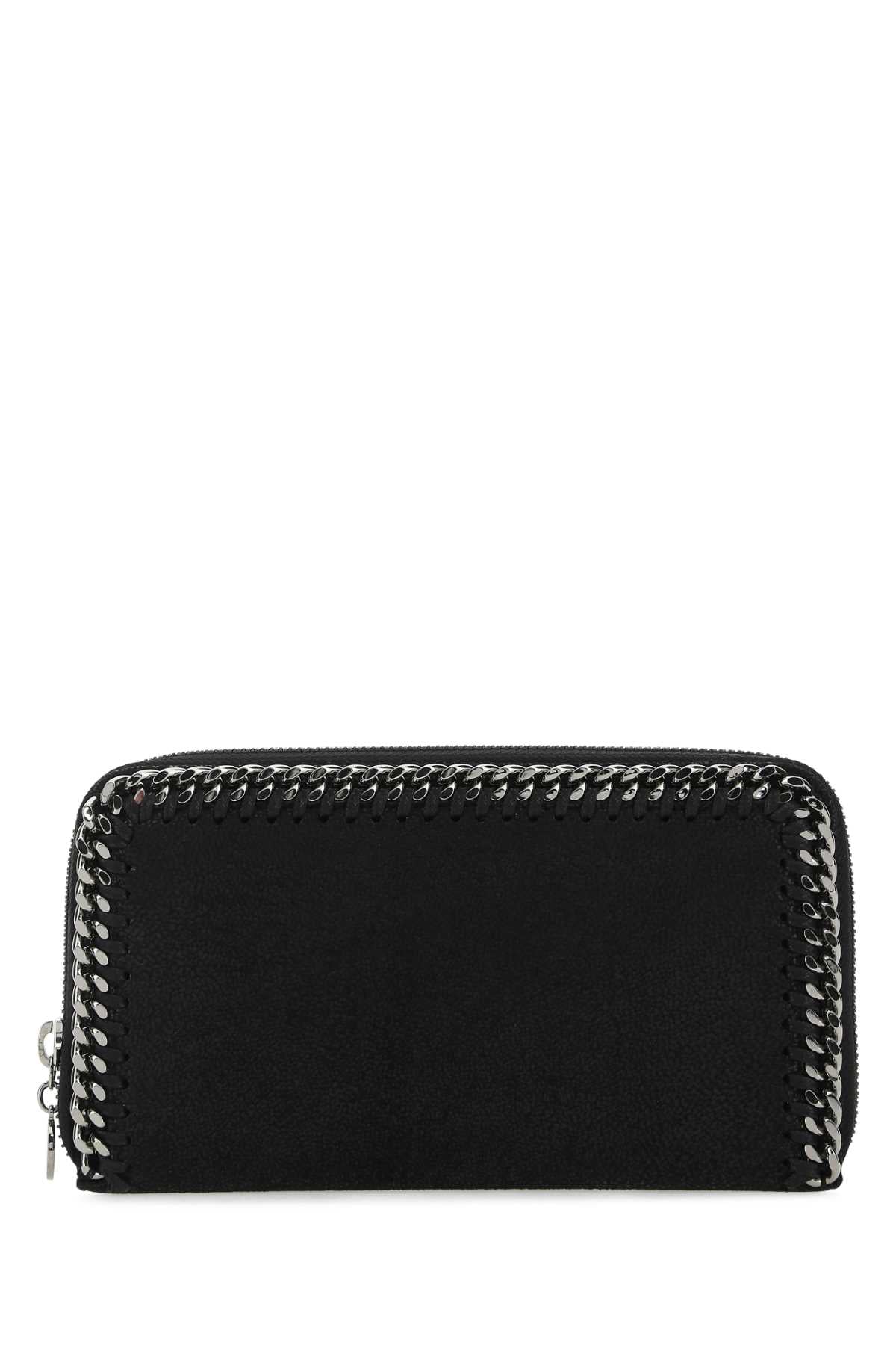 Stella Mccartney Women Black Shaggy Deer Falabella Wallet STELLA MCCARTNEY