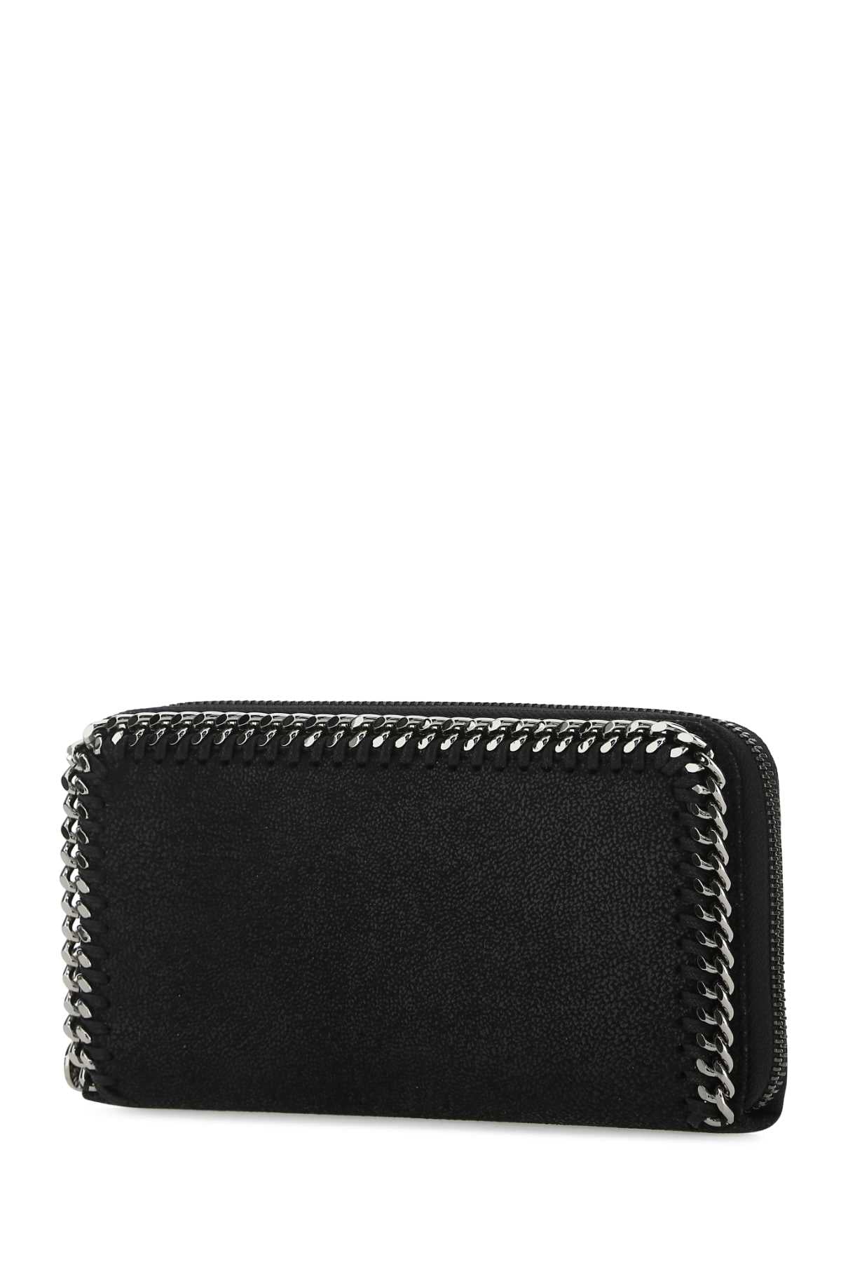 Stella Mccartney Women Black Shaggy Deer Falabella Wallet STELLA MCCARTNEY