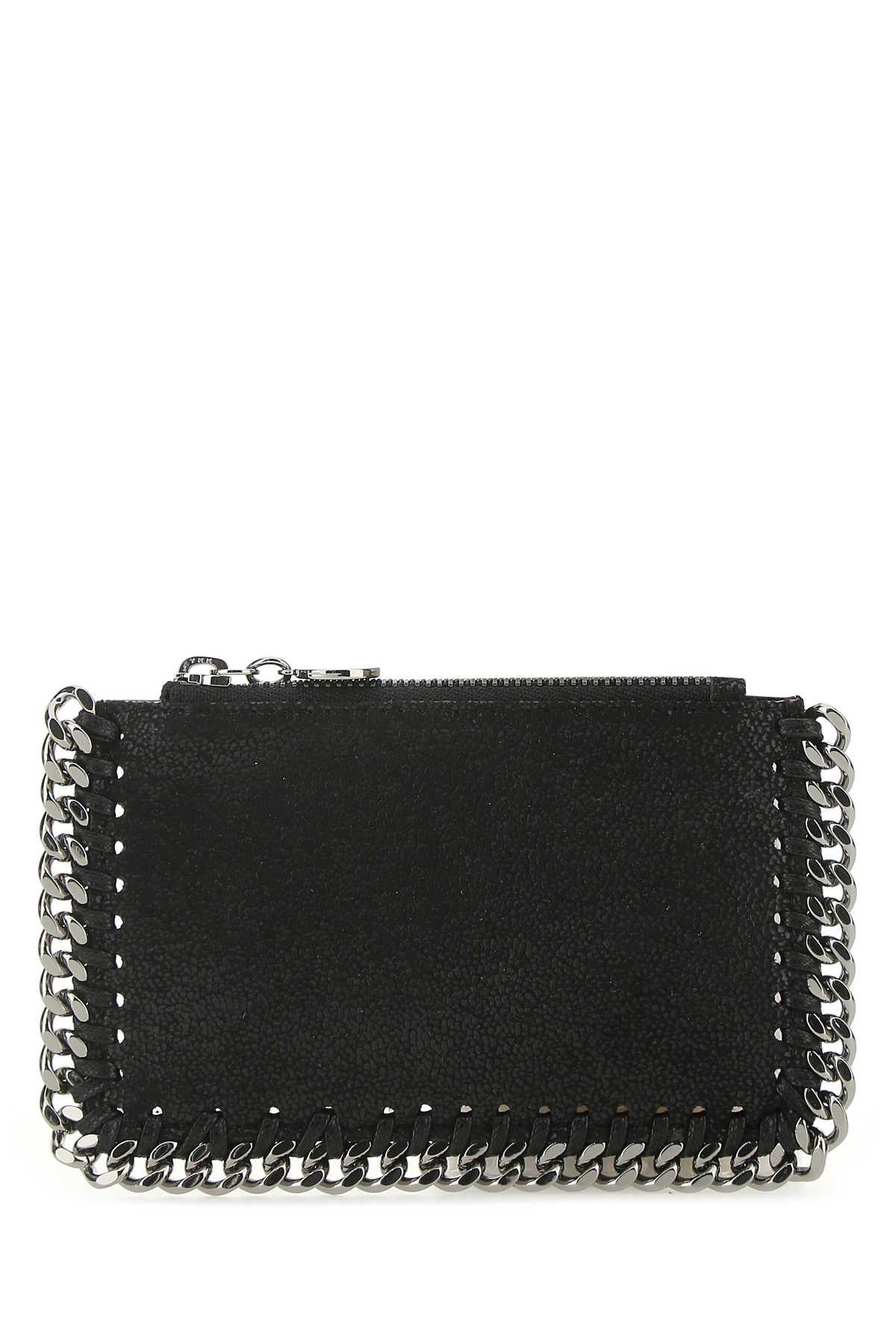 Stella Mccartney Women Black Shaggy Deer Card Holder STELLA MCCARTNEY