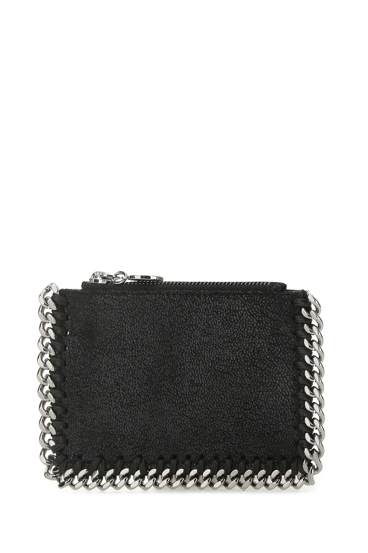 Stella Mccartney Women Black Shaggy Deer Card Holder STELLA MCCARTNEY
