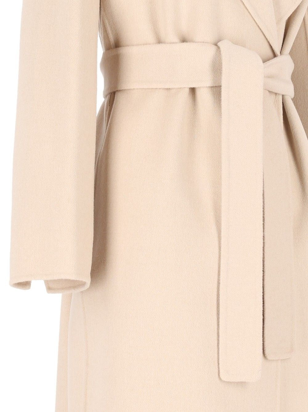 ' S Max Mara Women Poldo Wool Drap Dressing Gown Coat ' S Max Mara