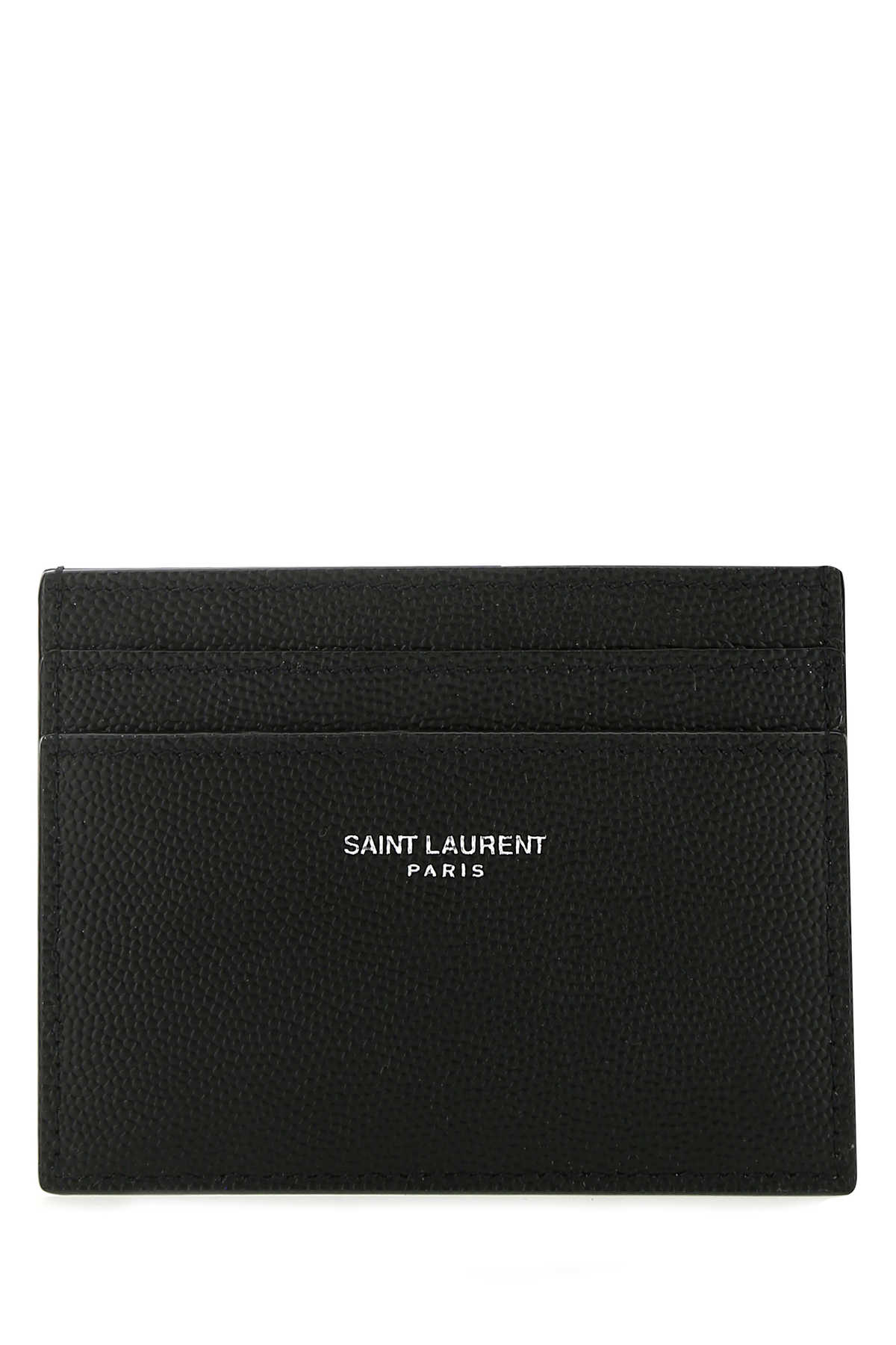 Saint Laurent Men Black Leather Card Holder SAINT LAURENT