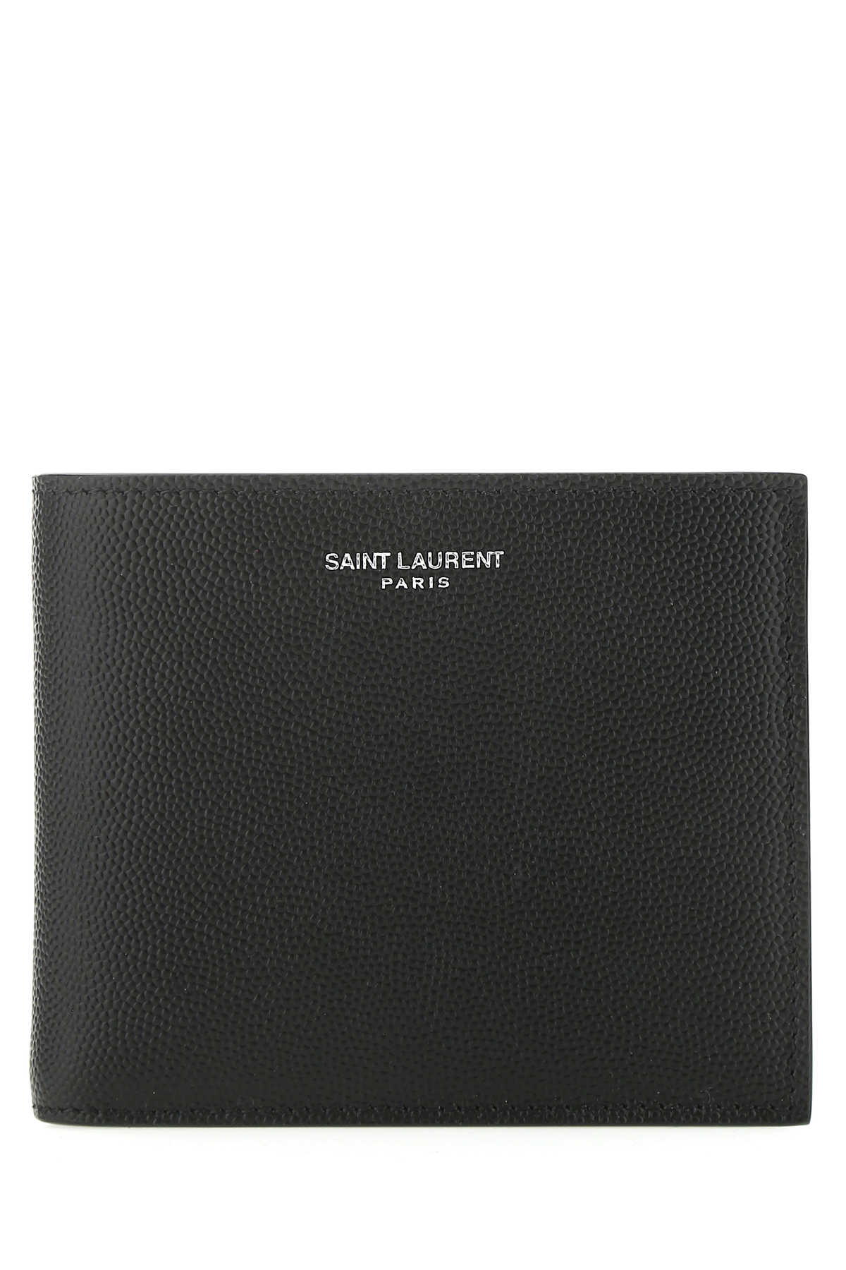 Saint Laurent Men Black Leather Wallet SAINT LAURENT