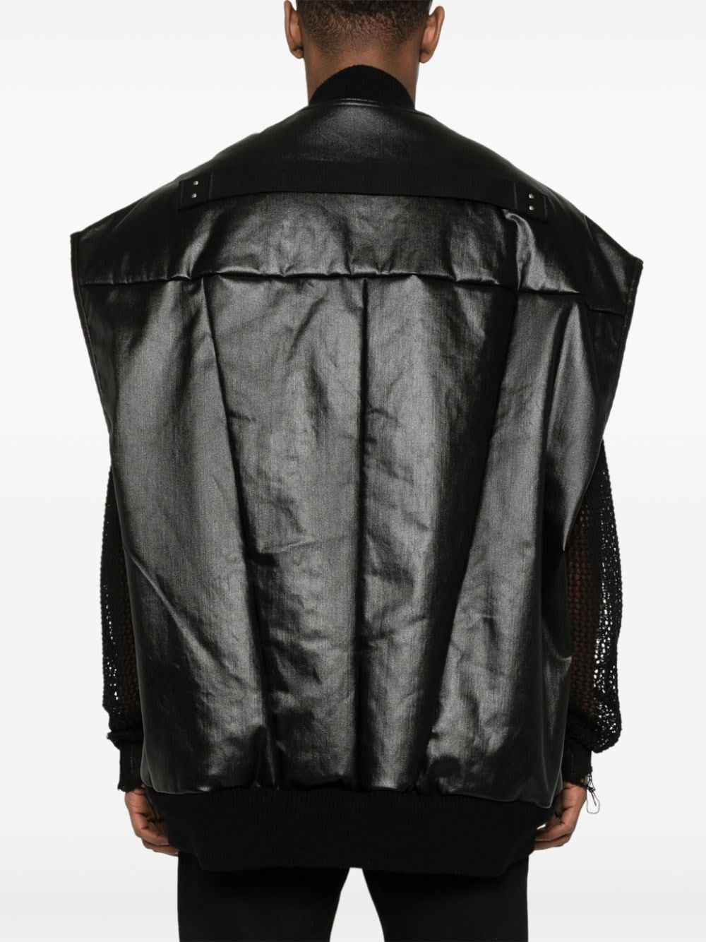 Rick Owens Men "Jumbo Filight" Vest In Coated Denim RICK OWENS