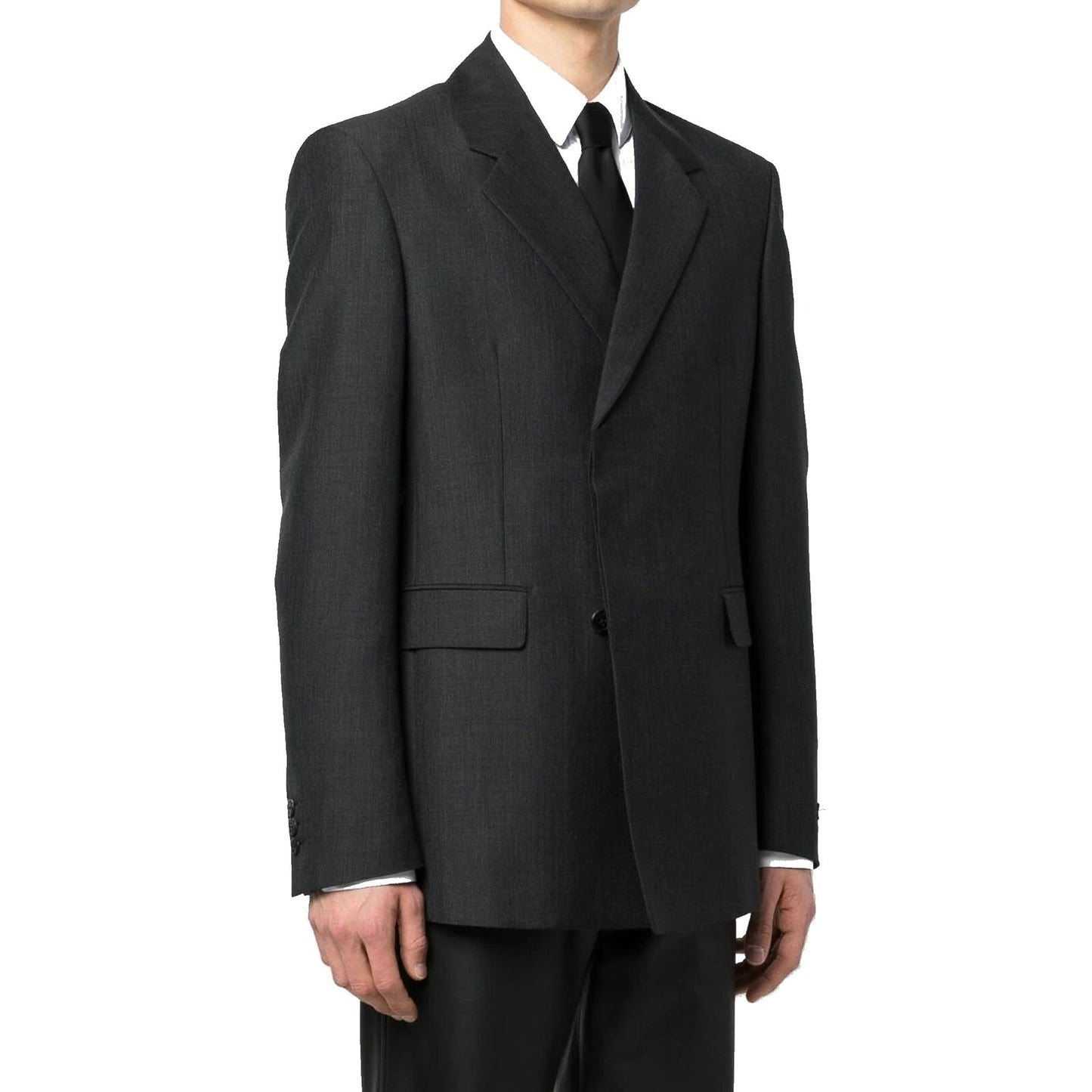Prada Double-Breasted Wool Jacket Men PRADA