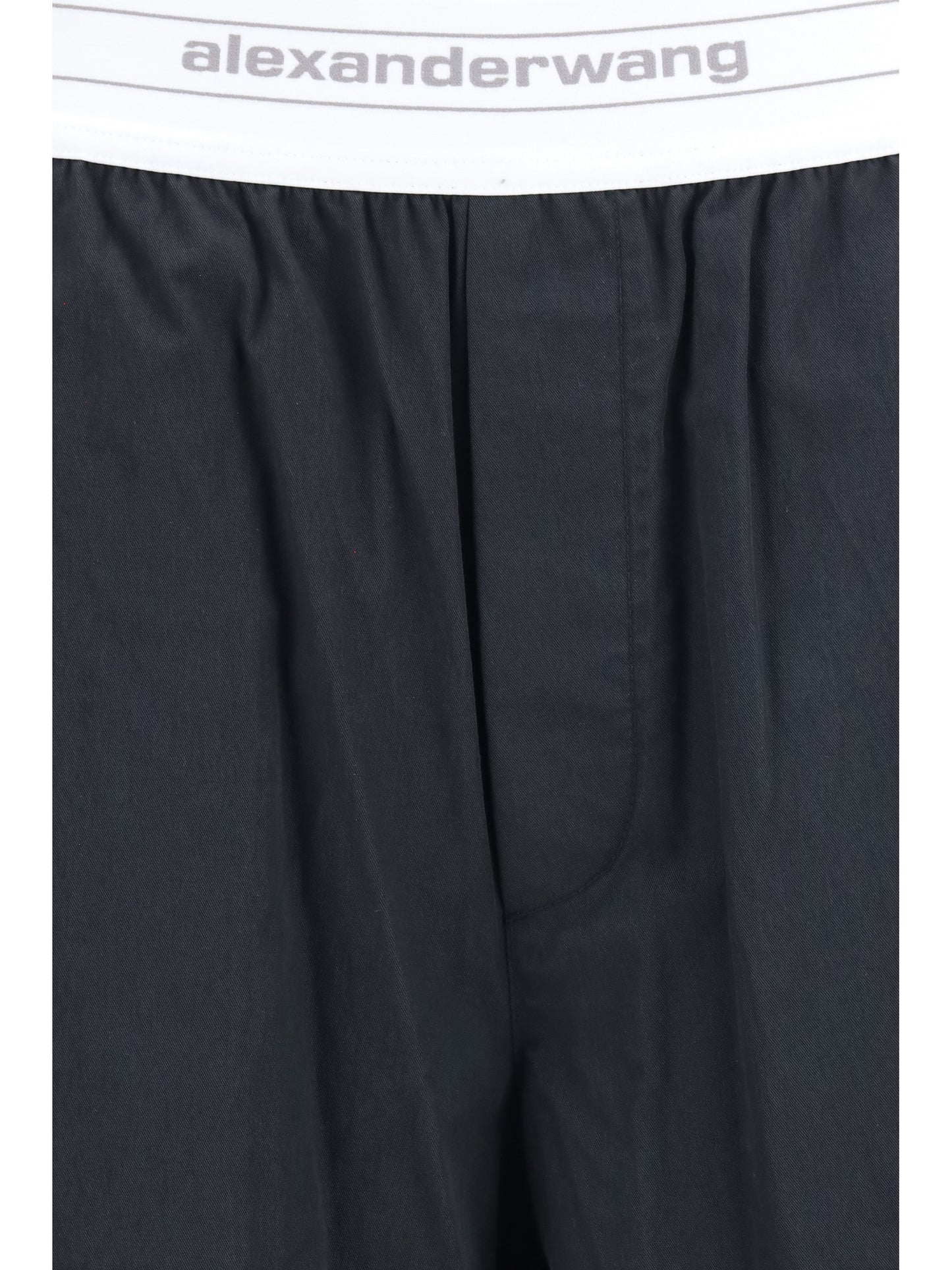 Alexander Wang Women Cotton-Blend Pants With Elastic Waistband ALEXANDER WANG