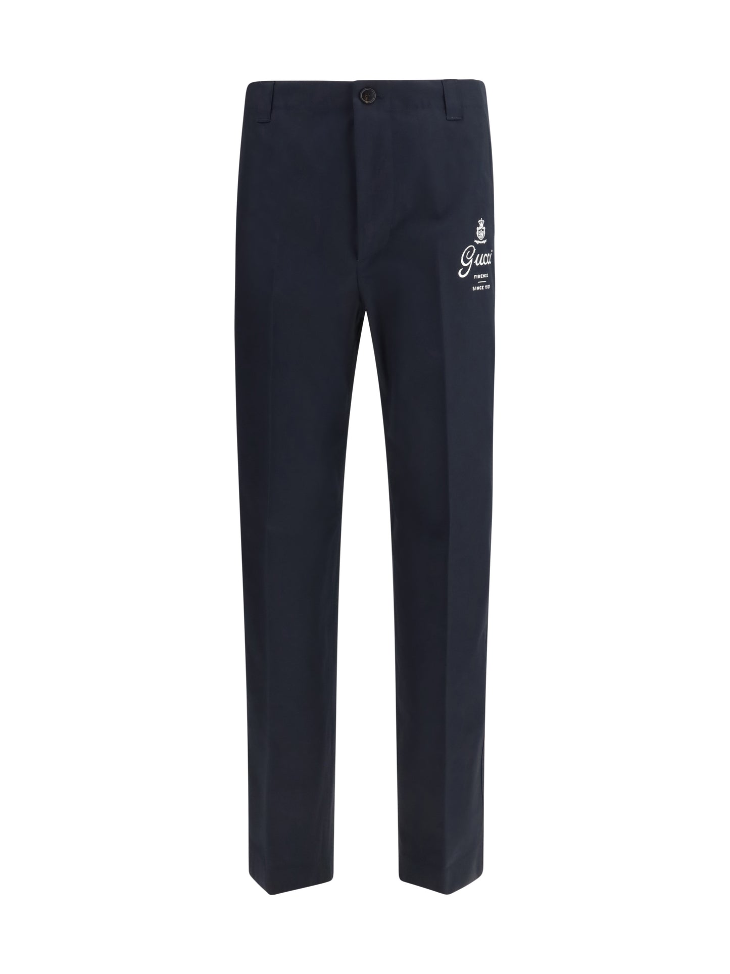 Gucci Men Compact Cotton Twill Pants GUCCI