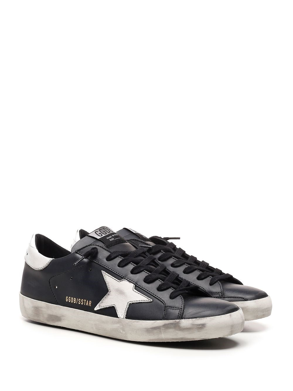 Golden Goose Men Black "Super Star" Sneakers GOLDEN GOOSE