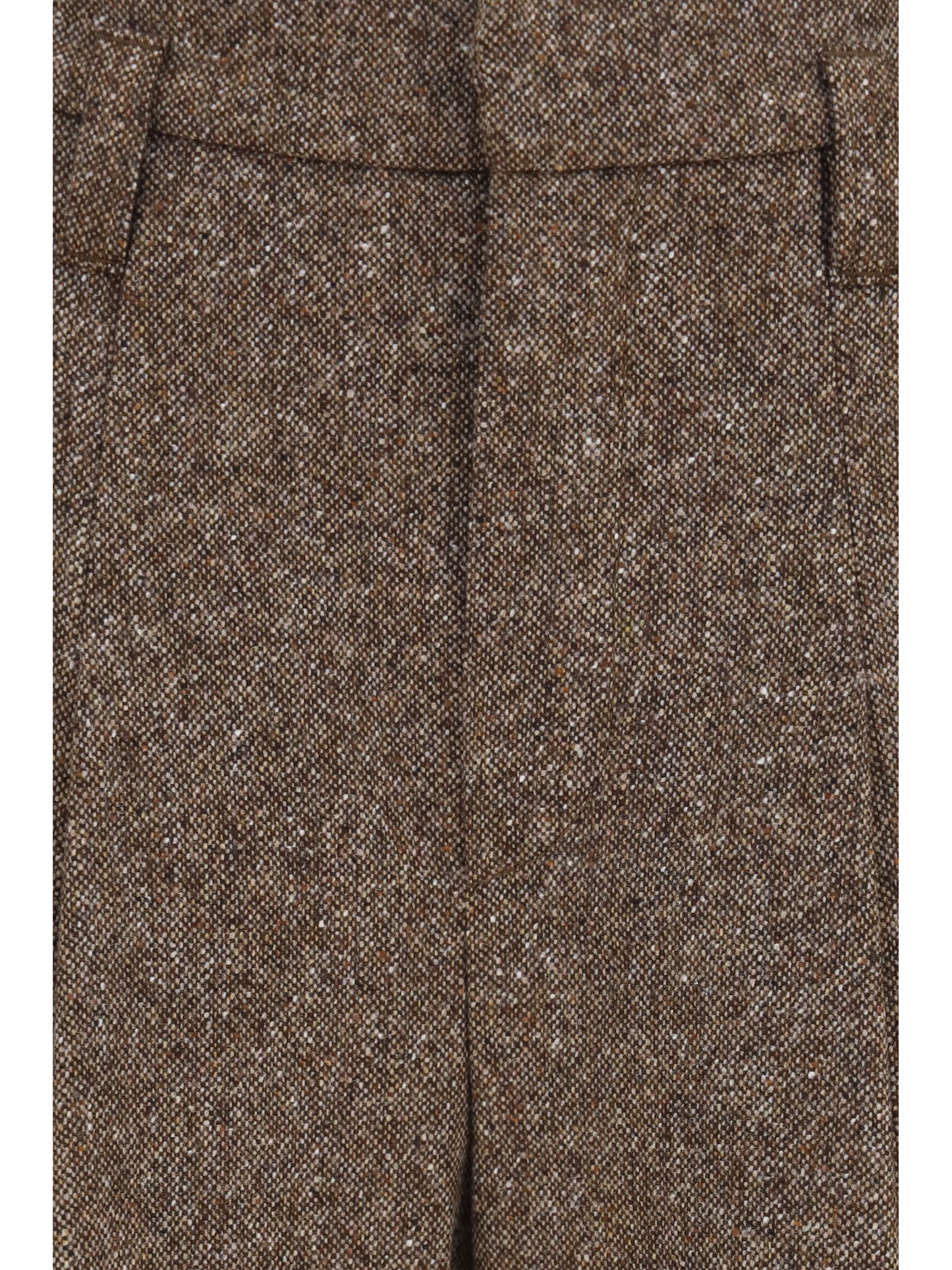 Brunello Cucinelli Women Virgin Wool Palazzo Pants With Monili Detail BRUNELLO CUCINELLI