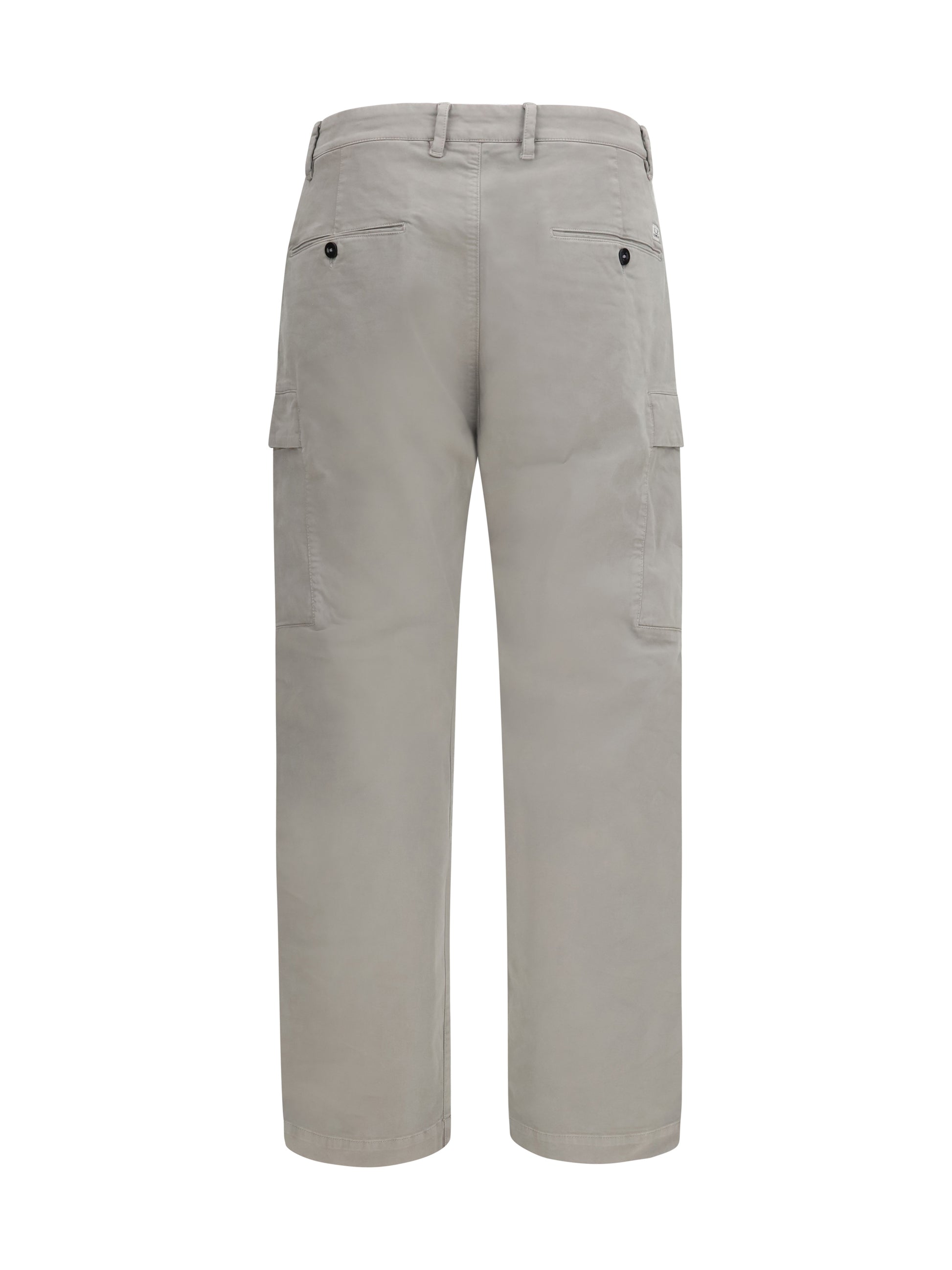 C.P. Company Men Stretch Cotton Satin Cargo Pants C.P. COMPANY