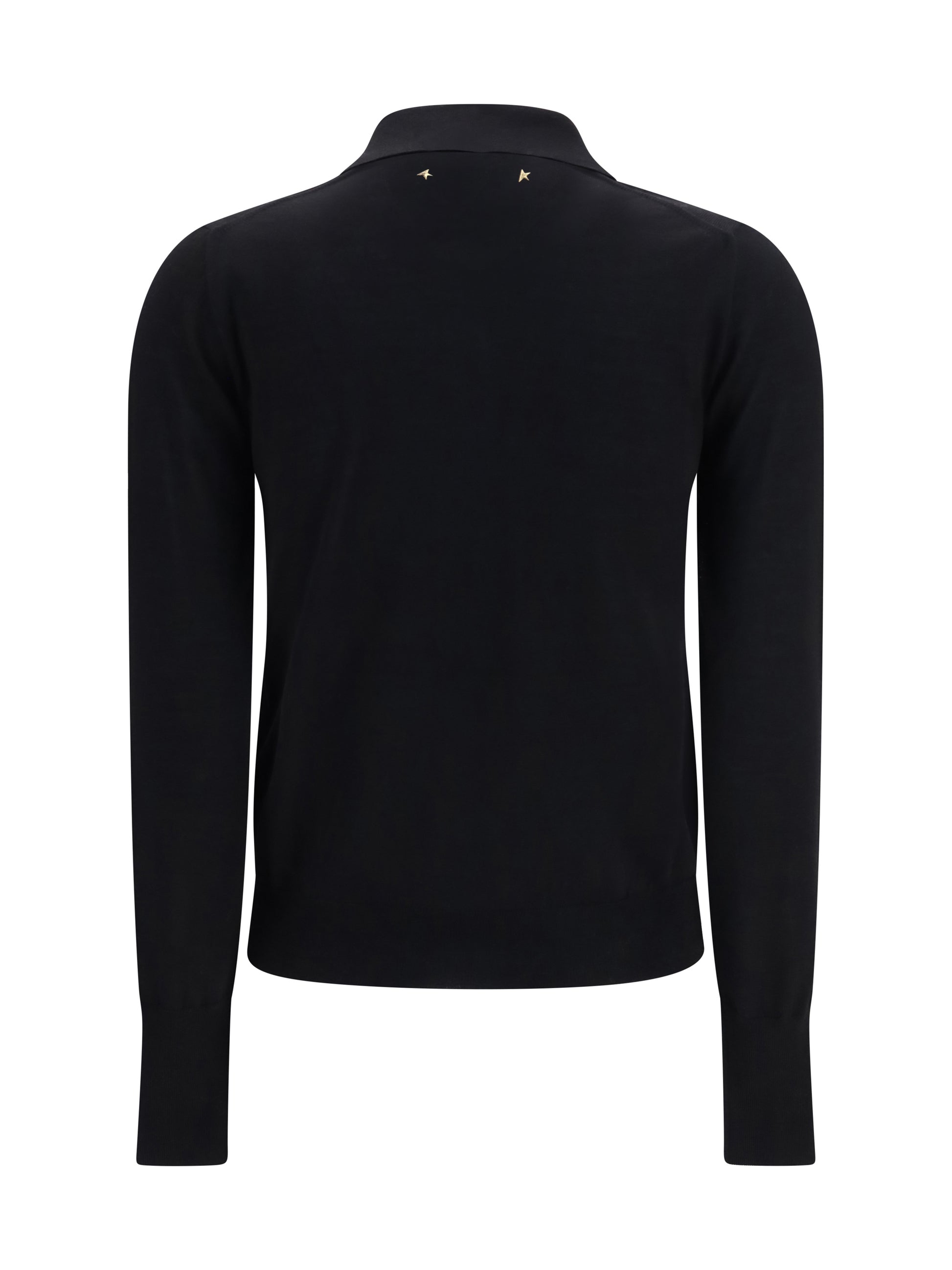 Golden Goose Women Long Sleeve Merino Wool Polo GOLDEN GOOSE