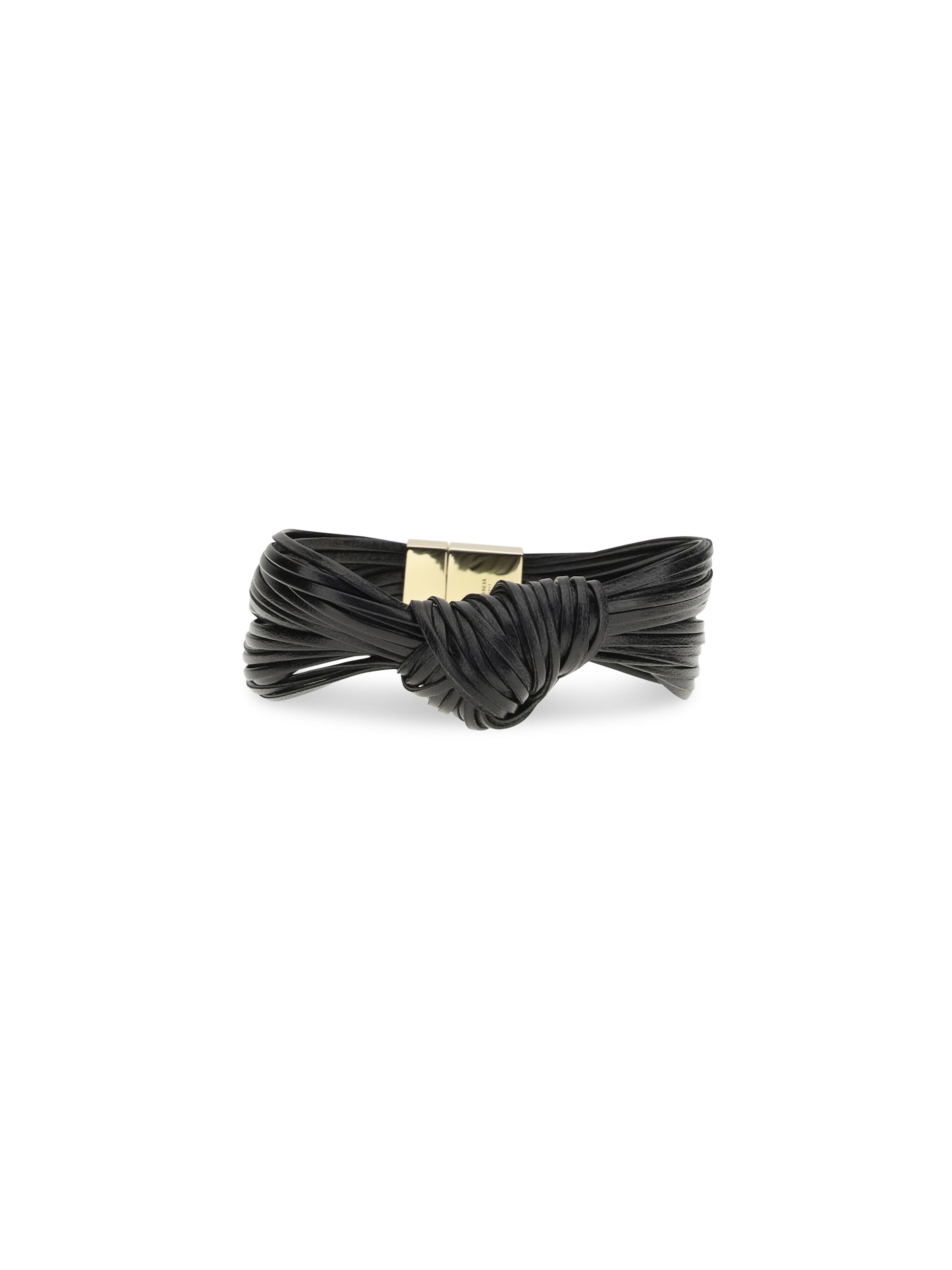 Bottega Veneta Women Knot Leather Bracelet BOTTEGA VENETA