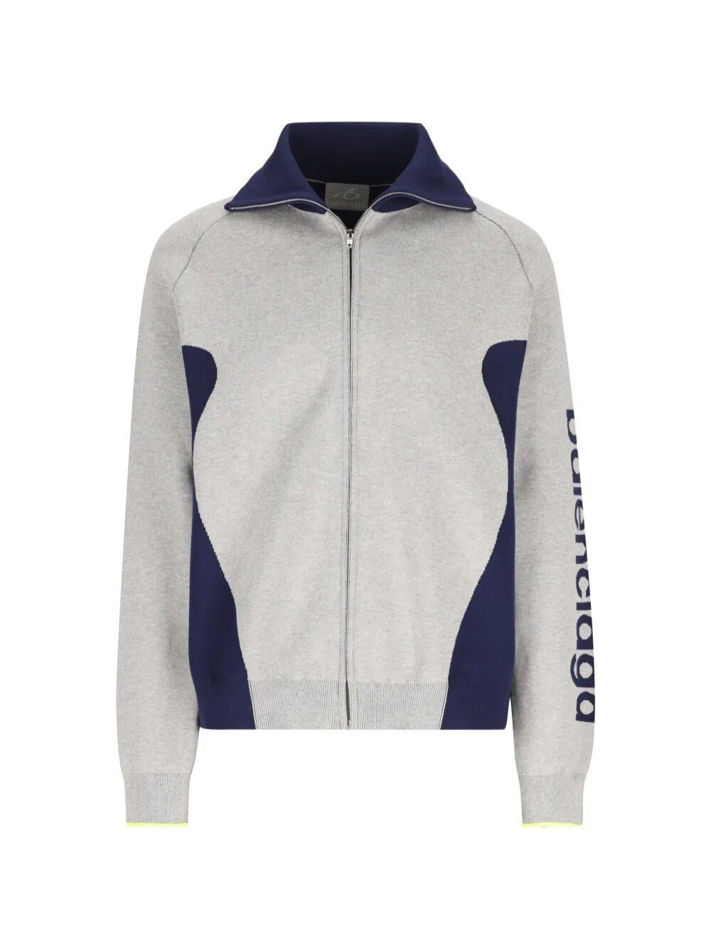 Balenciaga Men Knitted Cardigan With Zip Bodies BALENCIAGA