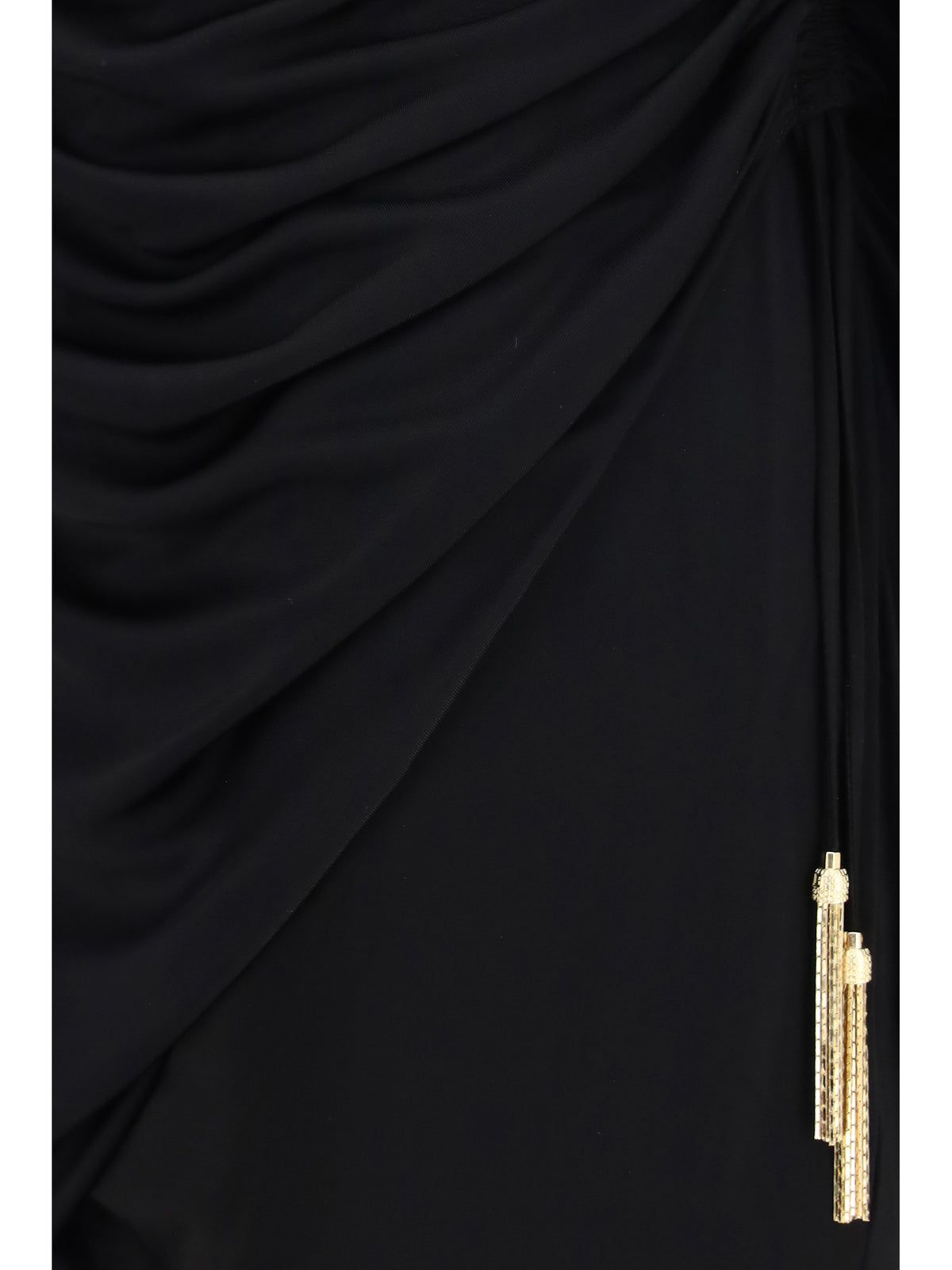 Balmain Women Draped Jersey Mini Dress BALMAIN