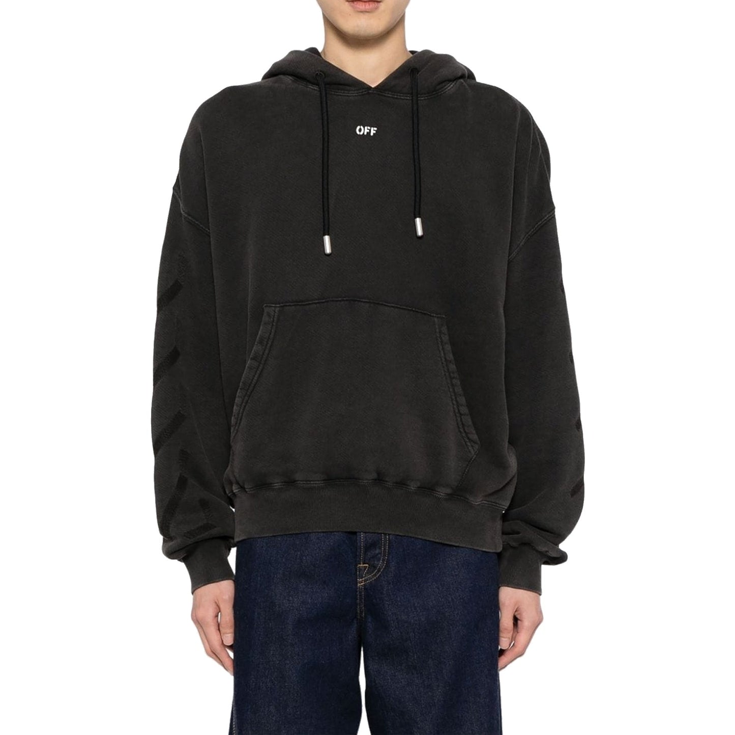 Off-White St. Matthew Over Cotton Hoodie Sweatshirt Men OFF-WHITE