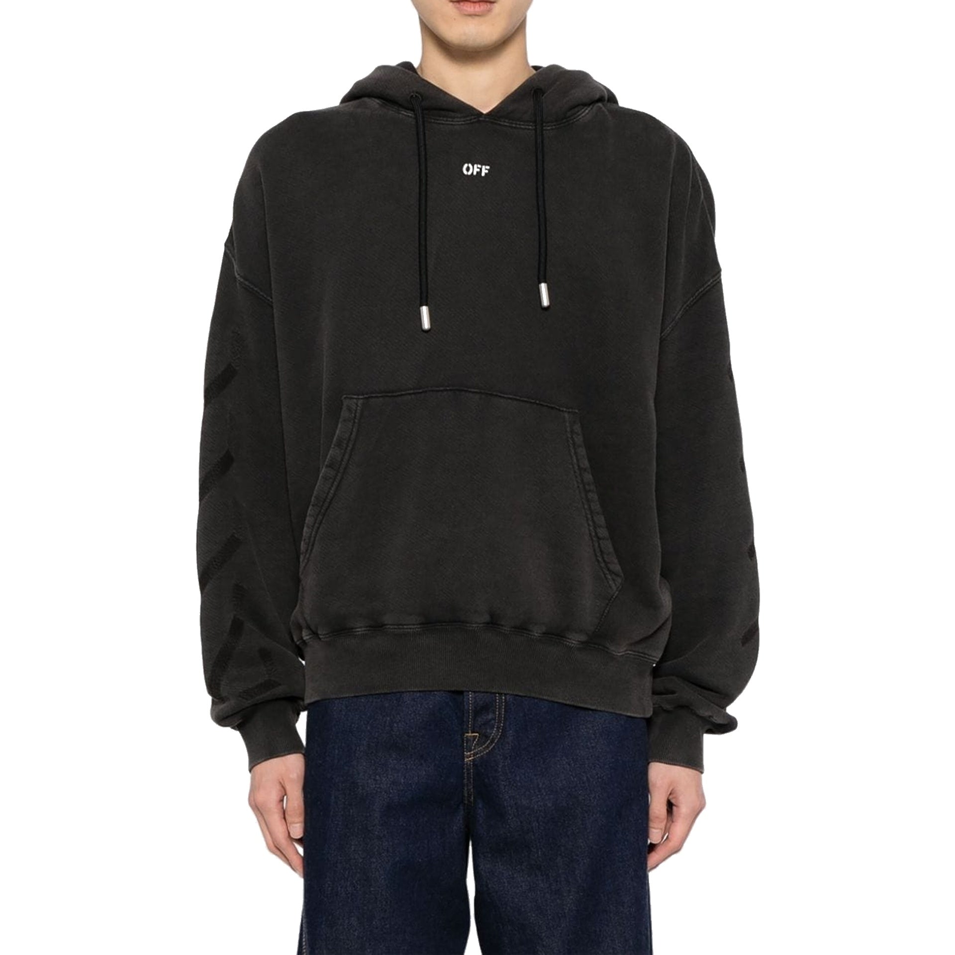Off-White St. Matthew Over Cotton Hoodie Sweatshirt Men OFF-WHITE