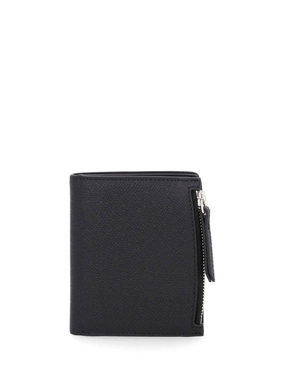 Maison Margiela Women Compact Leather Wallet With Side Zip MAISON MARGIELA