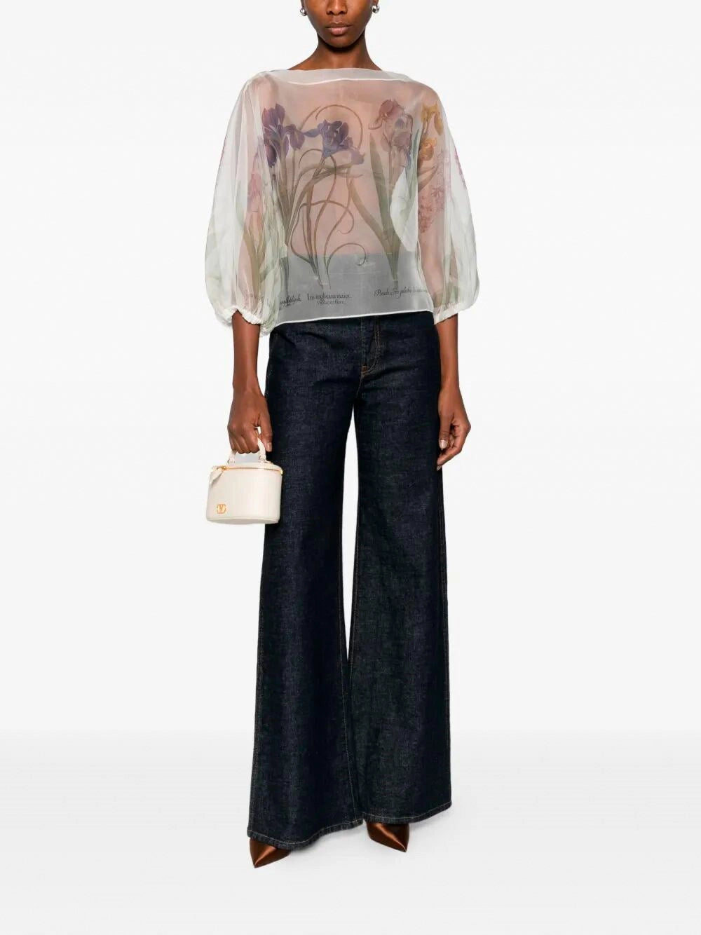 Alberta Ferretti Women Transparent Organza Shirt ALBERTA FERRETTI