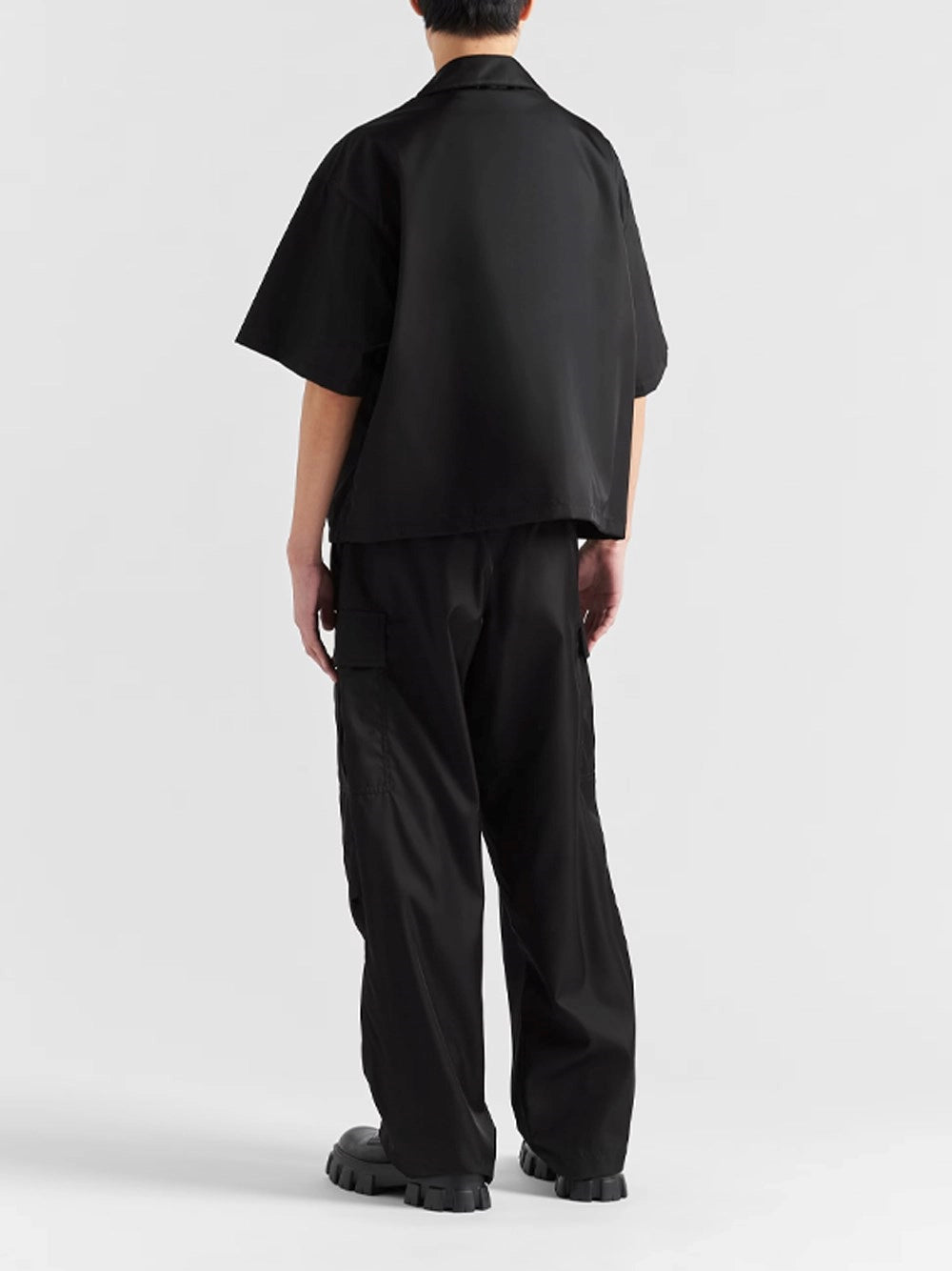 Prada Men Re-Nylon Short Sleeved Shirt PRADA
