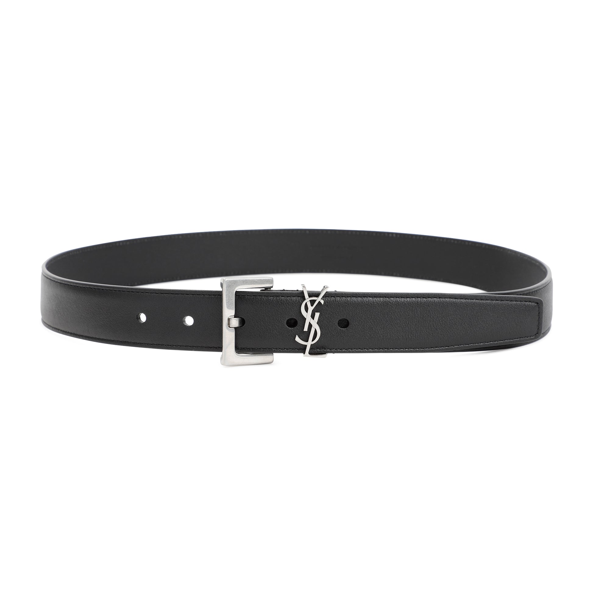 Saint Laurent Leather Ysl Belt Women SAINT LAURENT