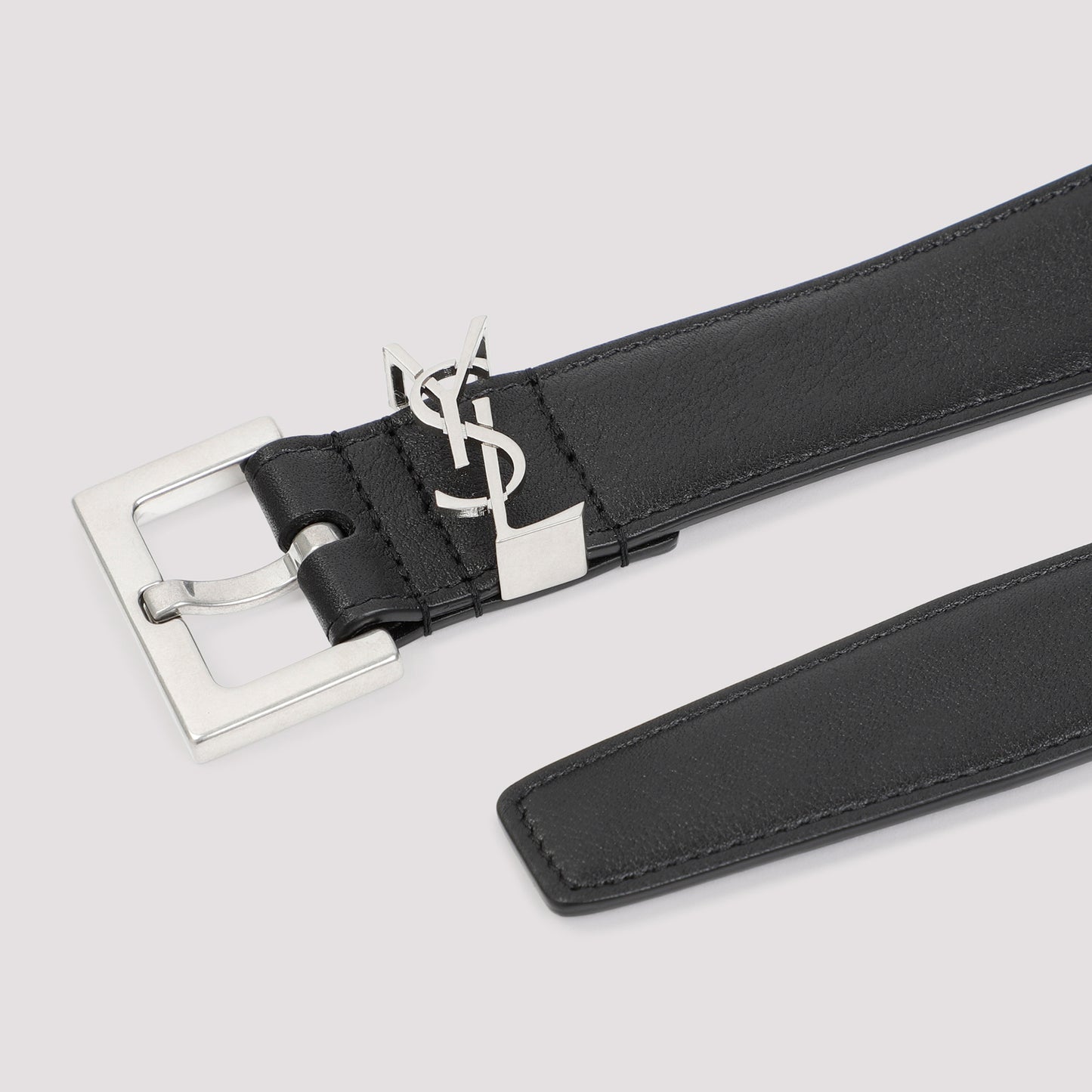 Saint Laurent Leather Ysl Belt Women SAINT LAURENT