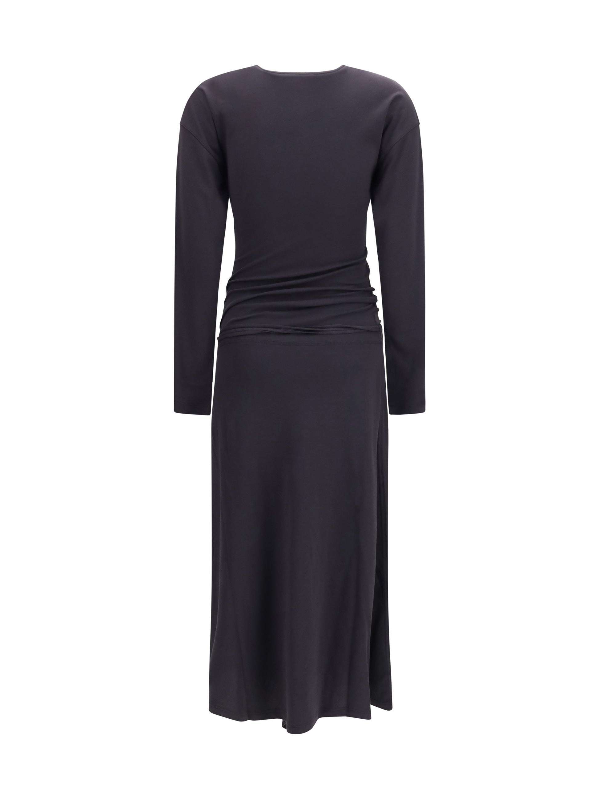 Lemaire Women Draped Fitted Long Dress LEMAIRE